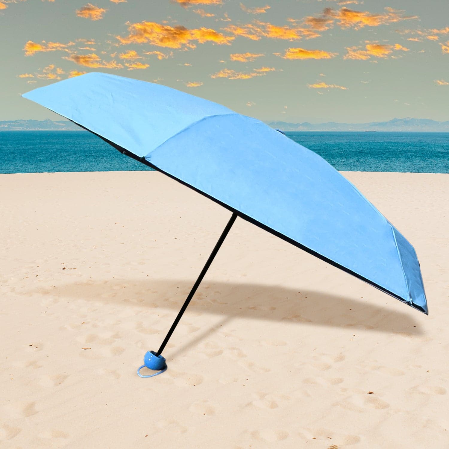 5 Fold Manual Open Umbrella With Capsule Case (1 Pc) thumbnail 1