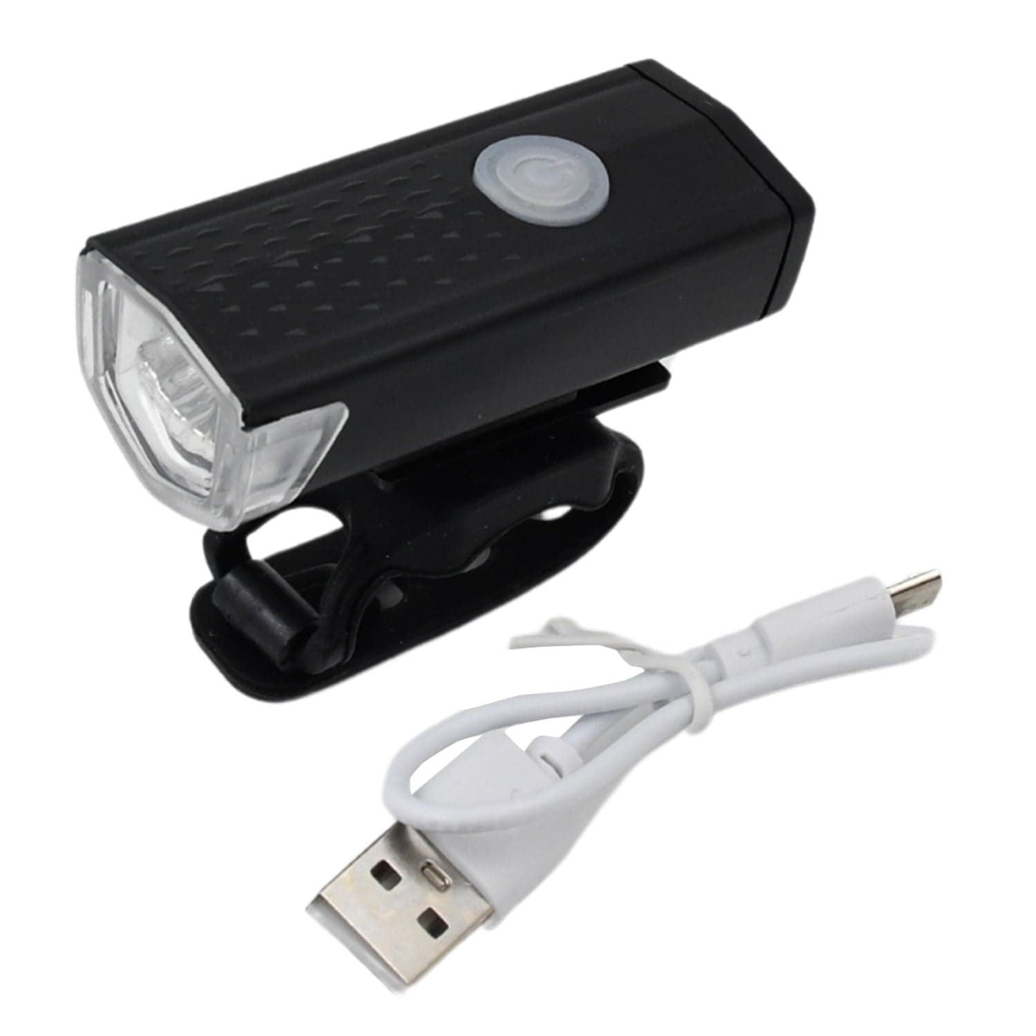 USB Rechargeable Bicycle Front Light (1 Pc) thumbnail 5