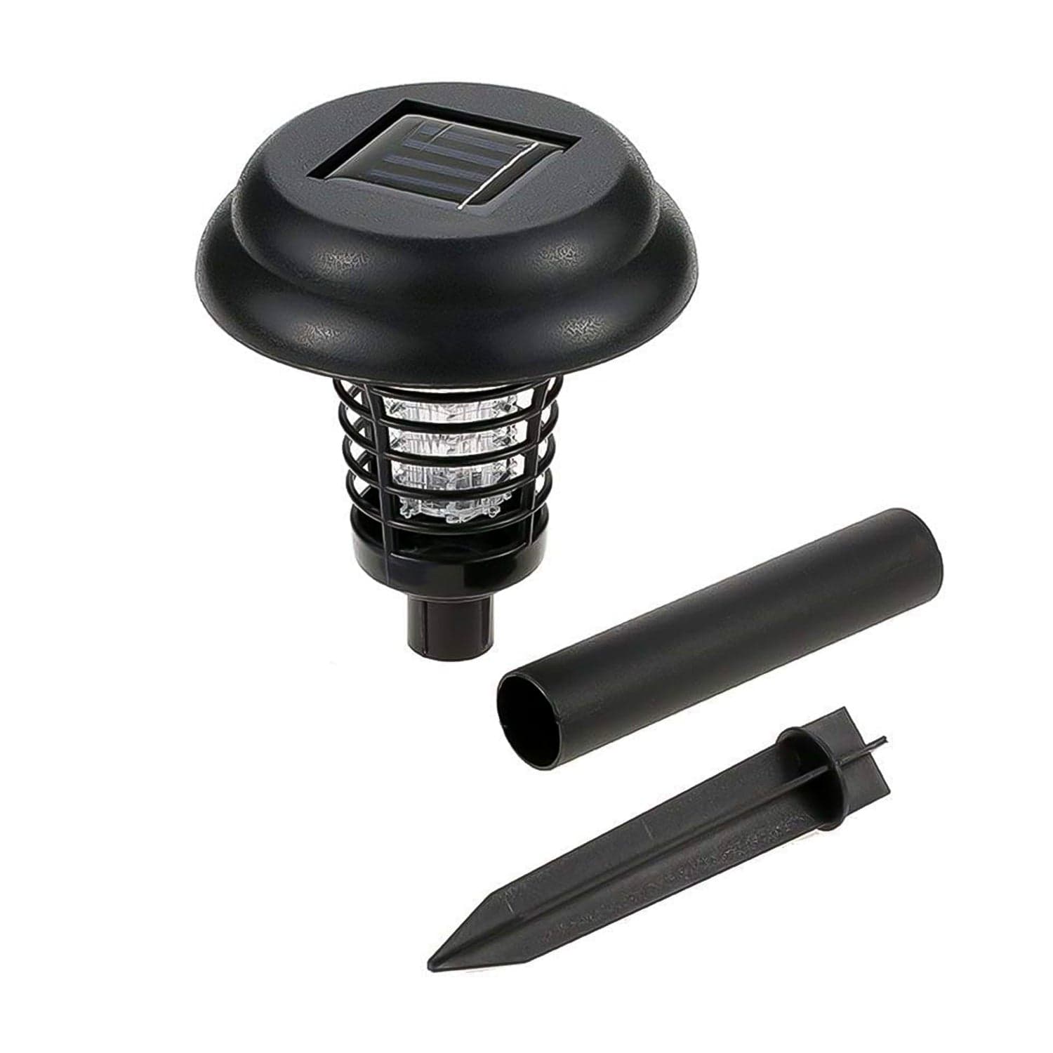 Garden Lighting UV LED Solar Powered LED Mosquito Trap / Bug Zapper (2 Pc) thumbnail 5