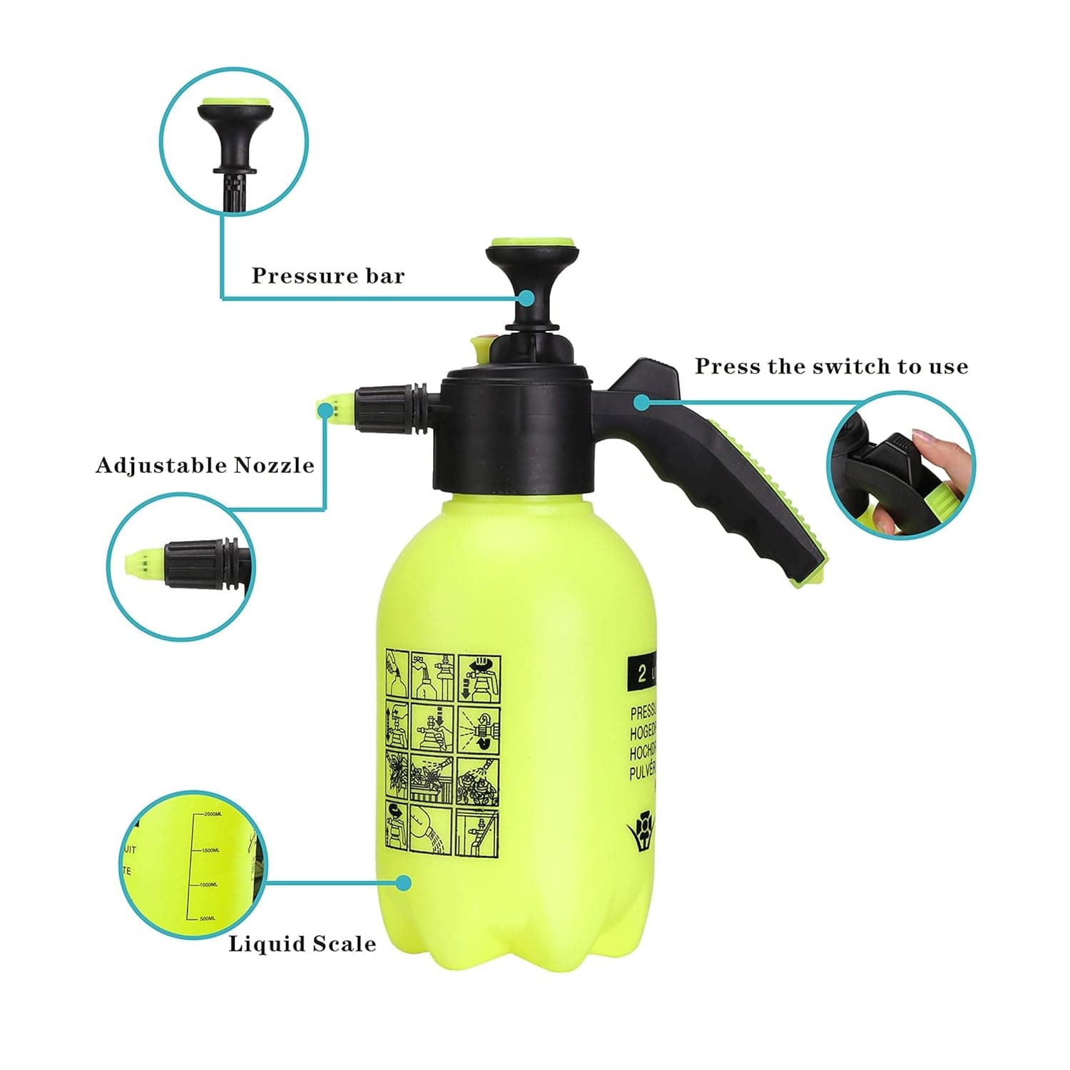 Only Watering Can Spray nozzle (Watering Can not include & Nozzle pipe Cap not included 1 Pc) thumbnail 4