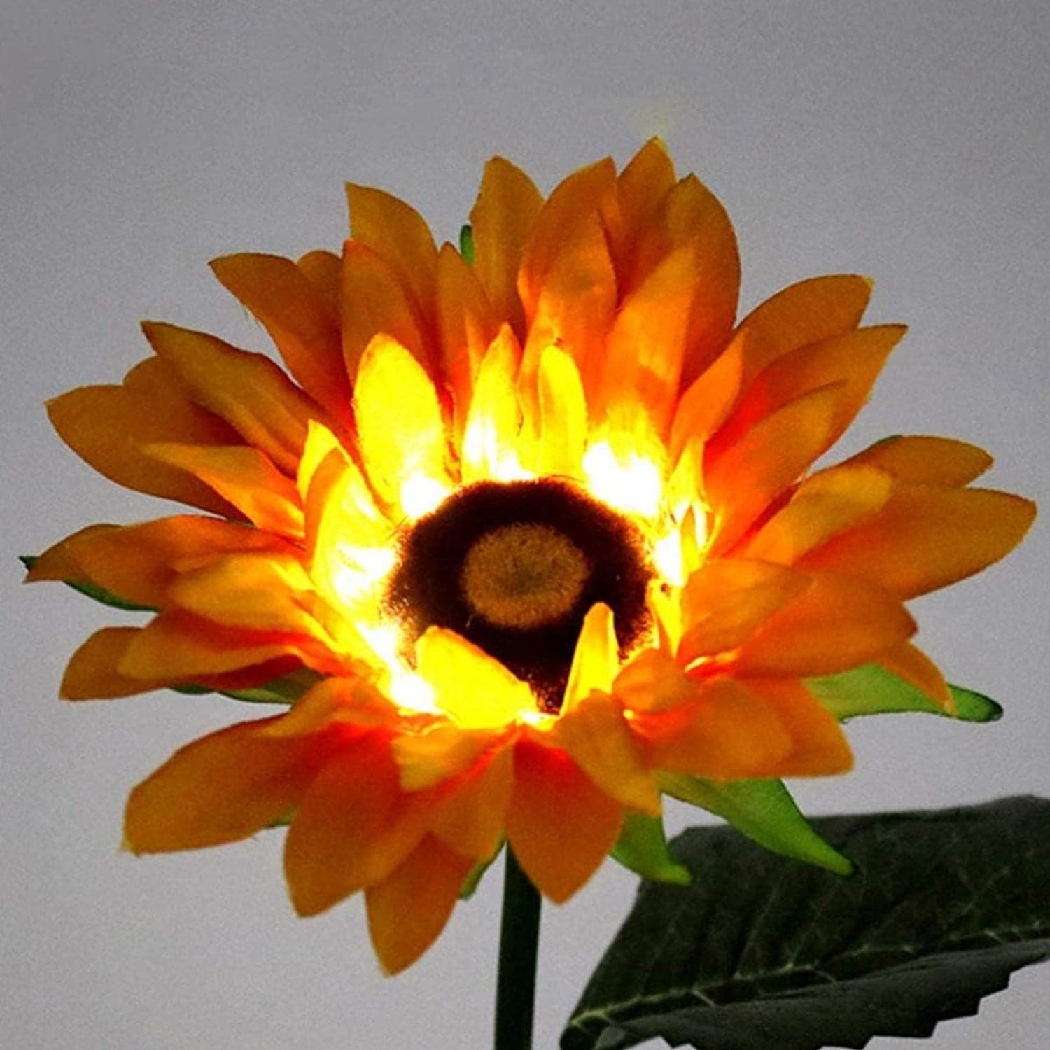 Garden Solar Sunflower Outdoor LED Light Inserted Ground Simulation Plant (4 Pcs Set) thumbnail 7