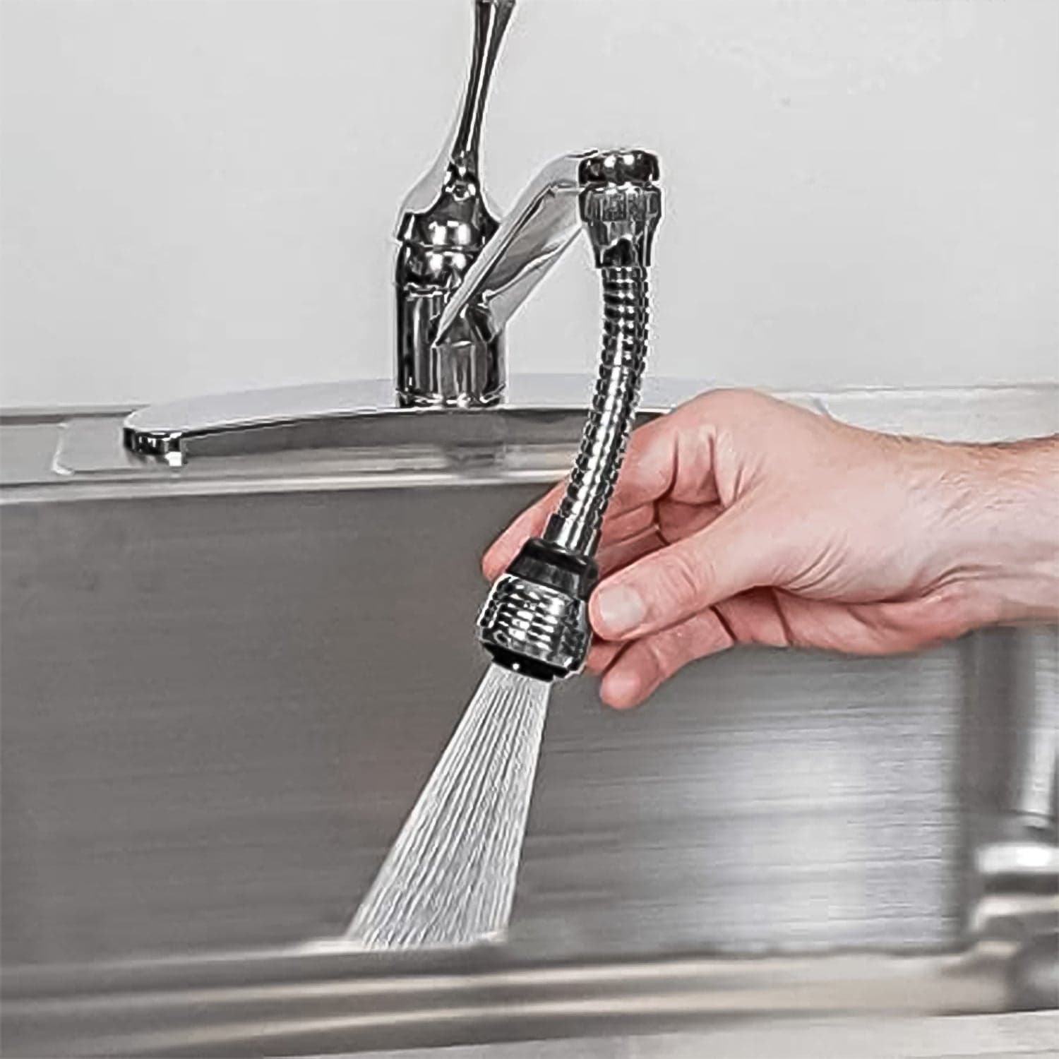 Water Faucet Sprayer Tap Extender for Kitchen Sink (1 Set) thumbnail 7