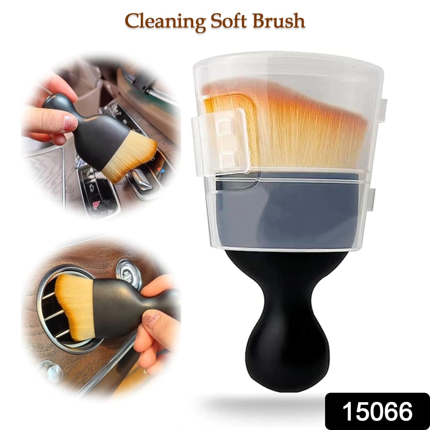 Mini Car Interior Cleaning Soft Brush -Car Cleaning Brushes Duster (1 Pc) thumbnail 2