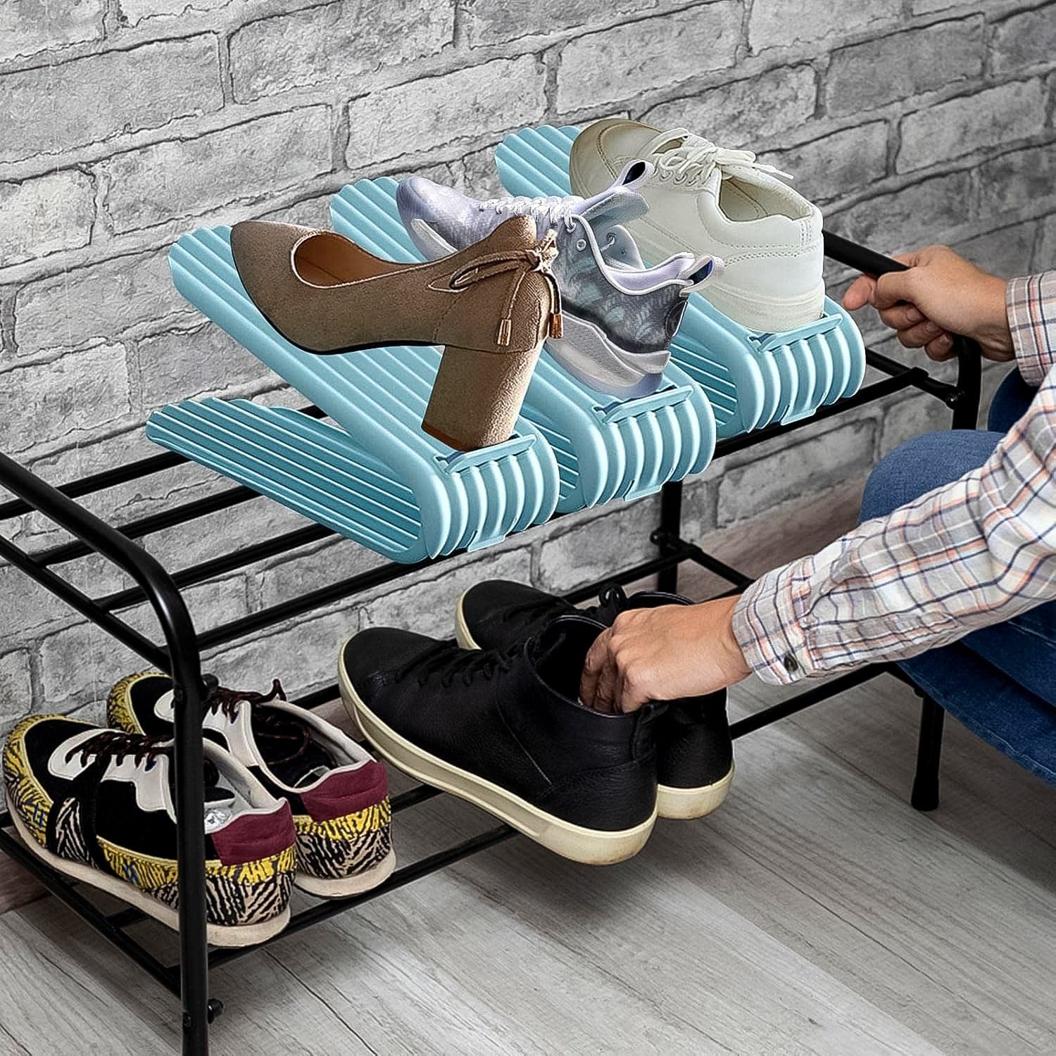 Shoe Storage Shoes Rack Shoe Racks Storage Small Shoe Stand (27—11 Cm / 1 Pc) thumbnail 3