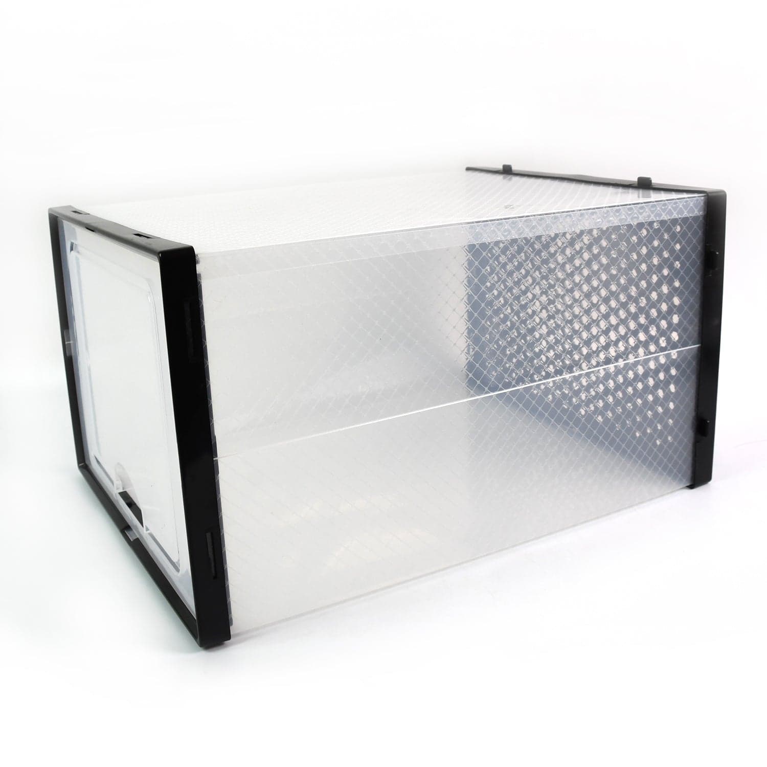 Big Plastic Stackable Shoe Storage Box (1 Pc / 37x27x19 Cm) thumbnail 5