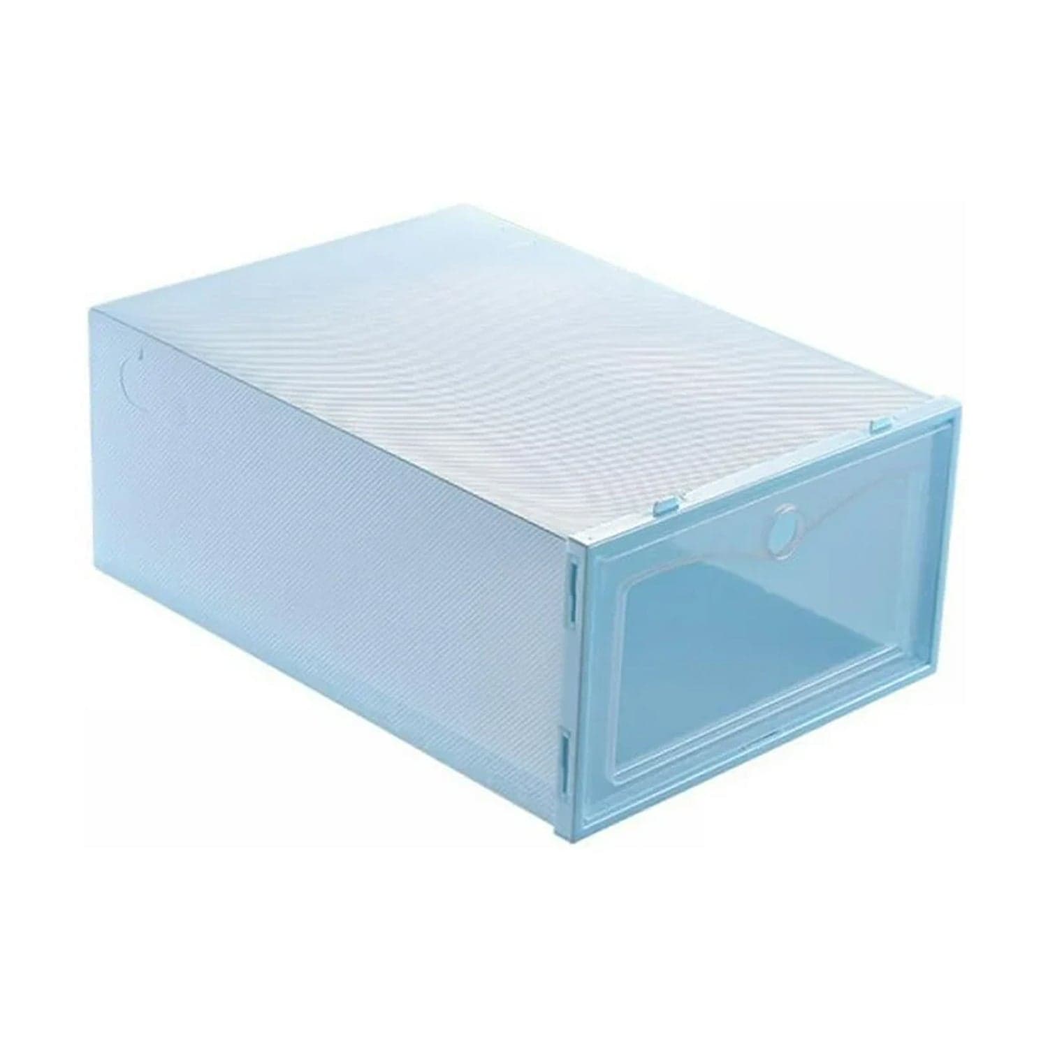 1 Layer Plastic Shoes Storage Box, Stackable Shoe Storage (1 pc / 32x21x12 CM) thumbnail 5