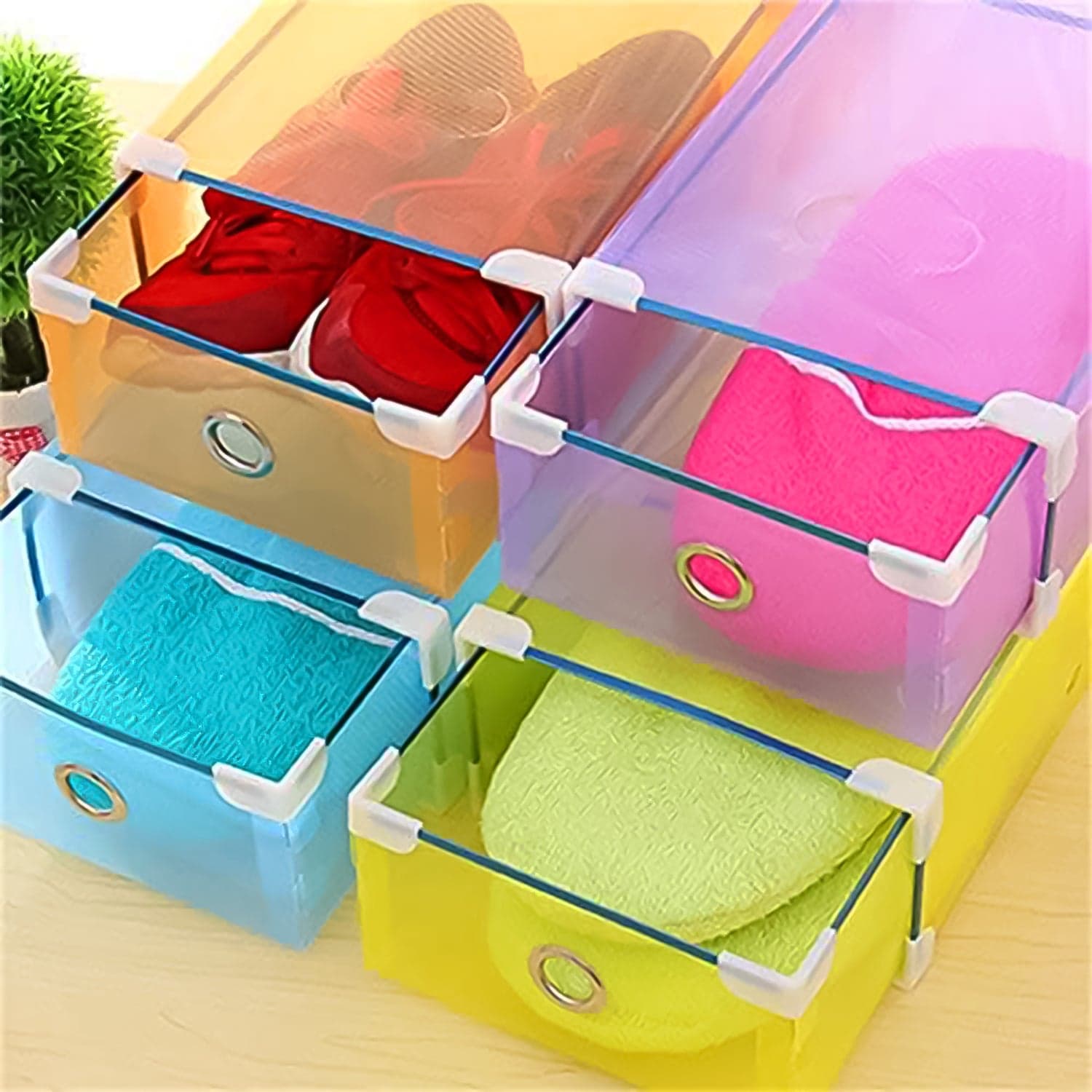 Transparent Drawer Style Shoe Storage Box (1 Pc) thumbnail 3