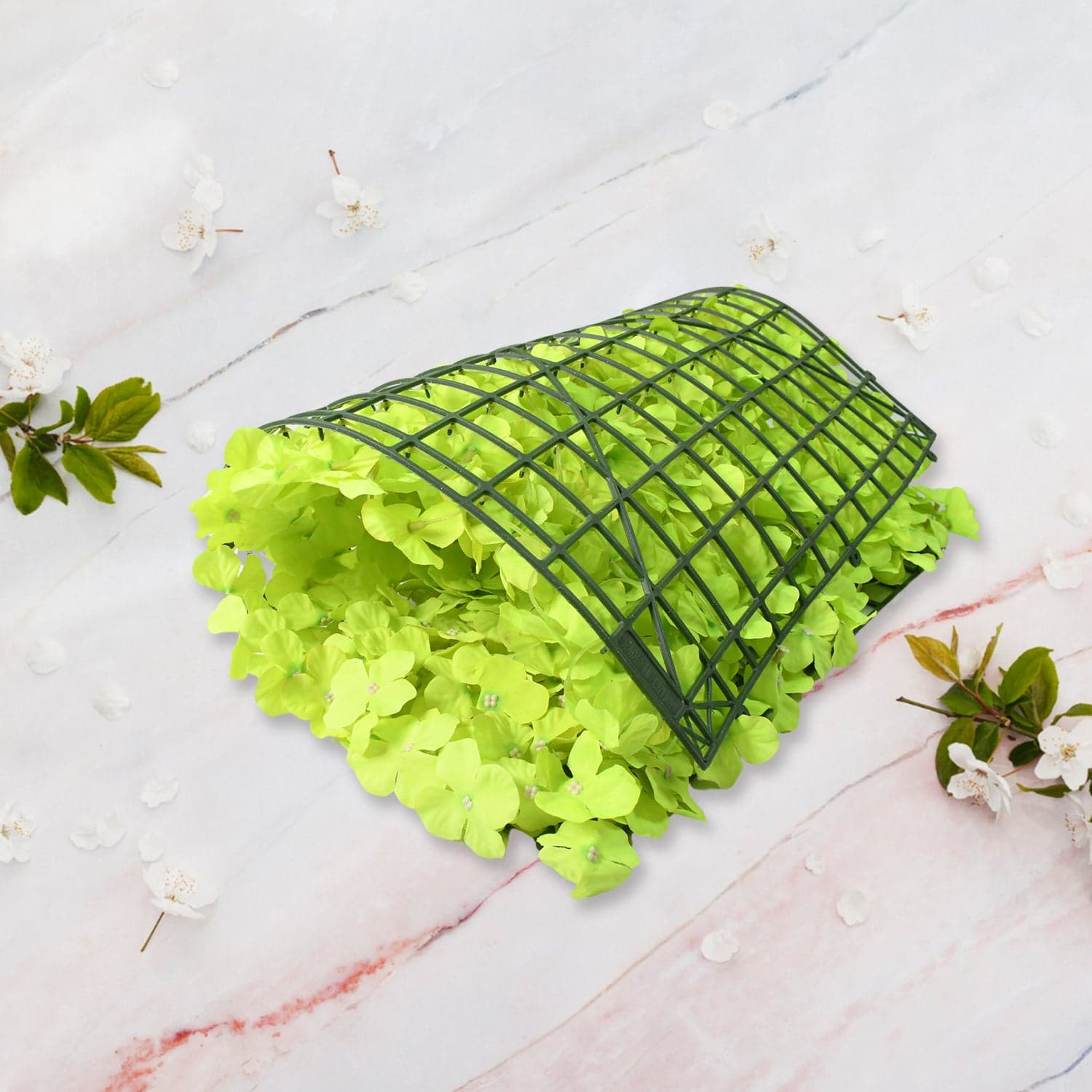 Plastic Wall Artificial Flowers Plant Base (60—40 CM / 1 Pc) thumbnail 6