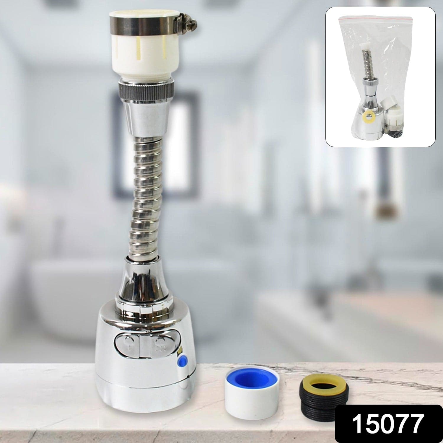 Water faucet Sprayer Extender for Kitchen Sink (1 Set) thumbnail 2