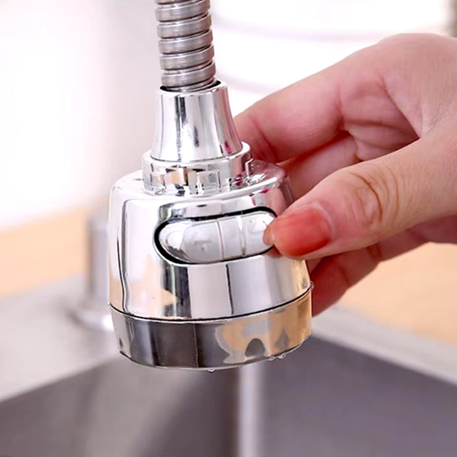 Water faucet Sprayer Extender for Kitchen Sink (1 Set) thumbnail 3