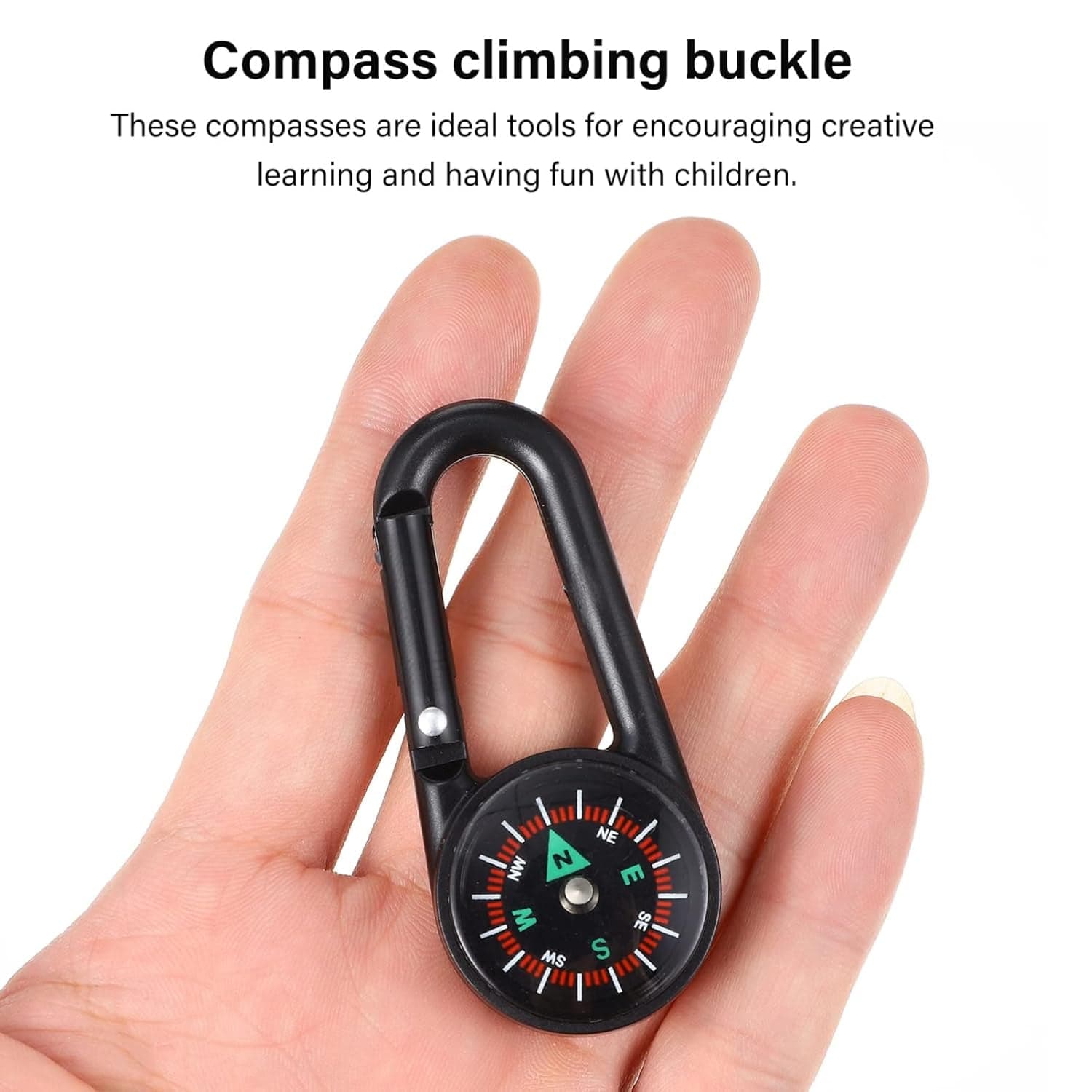 Clip Snap Hook Mini Compass (1 Pc / Mix Design) thumbnail 6