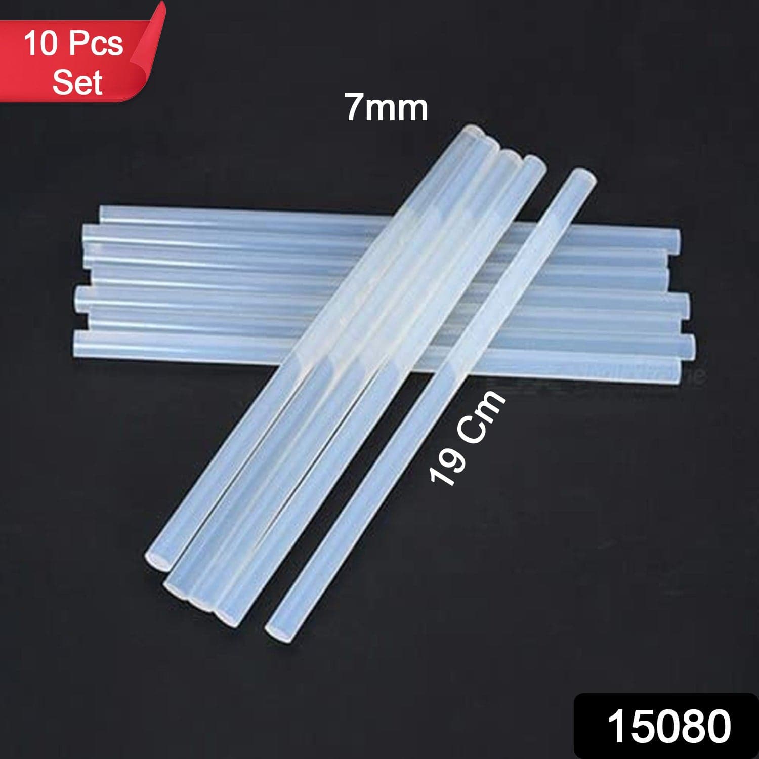 Multi-Purpose Transparent Glue Sticks for Craft and Art Decoration (10 Pcs Set) thumbnail 2