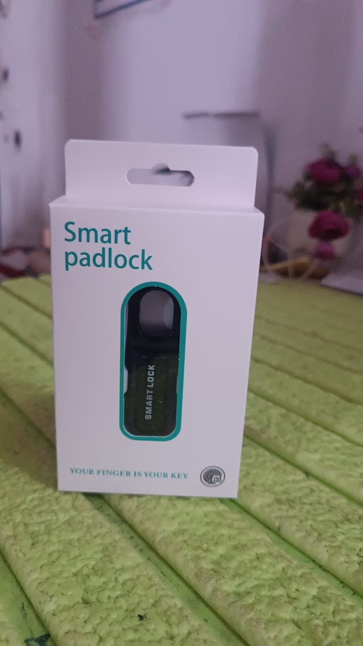 Small USB Rechargeable Smart Fingerprint Padlock for Locker thumbnail 8