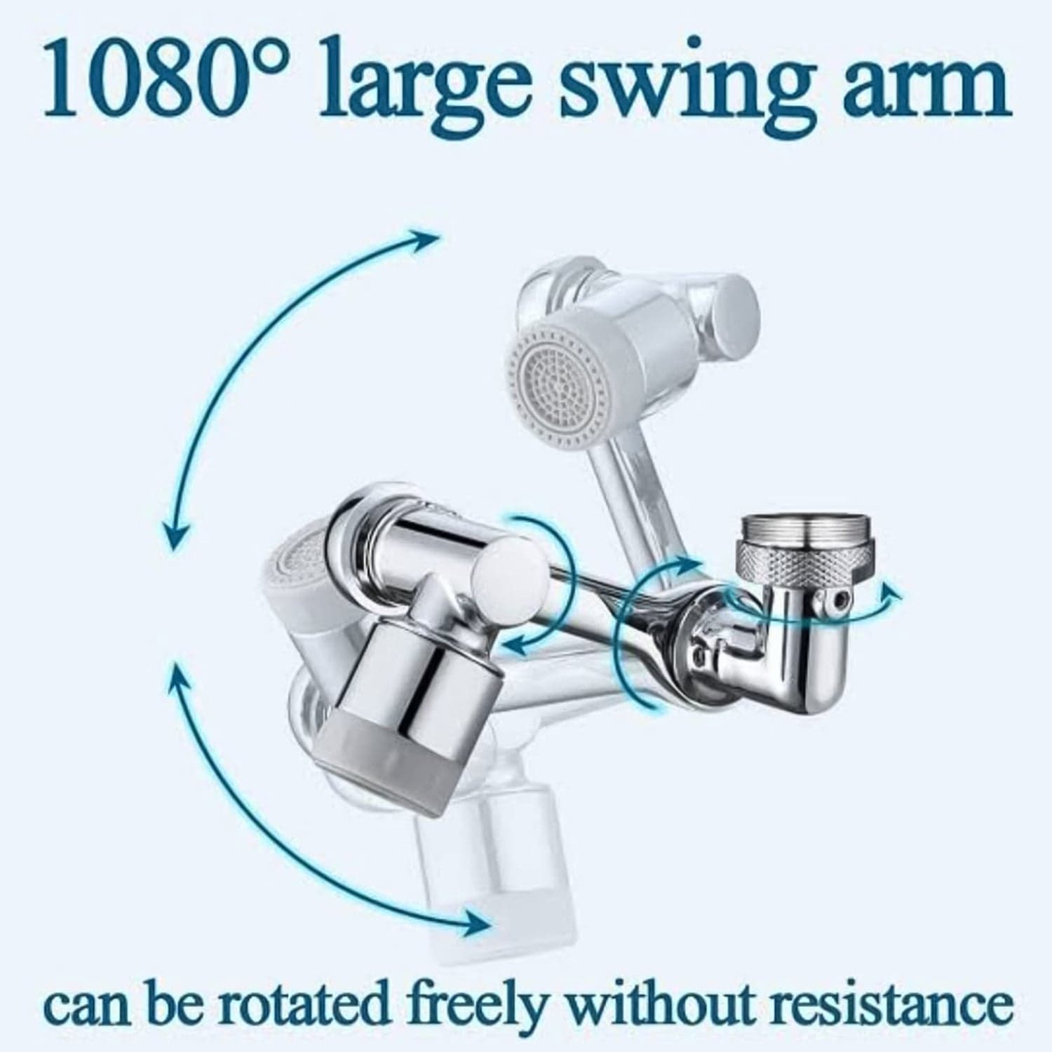 Splash Faucet Filter Faucet, 1080 Rotating Faucet Sprayer Head (1 Set) thumbnail 7