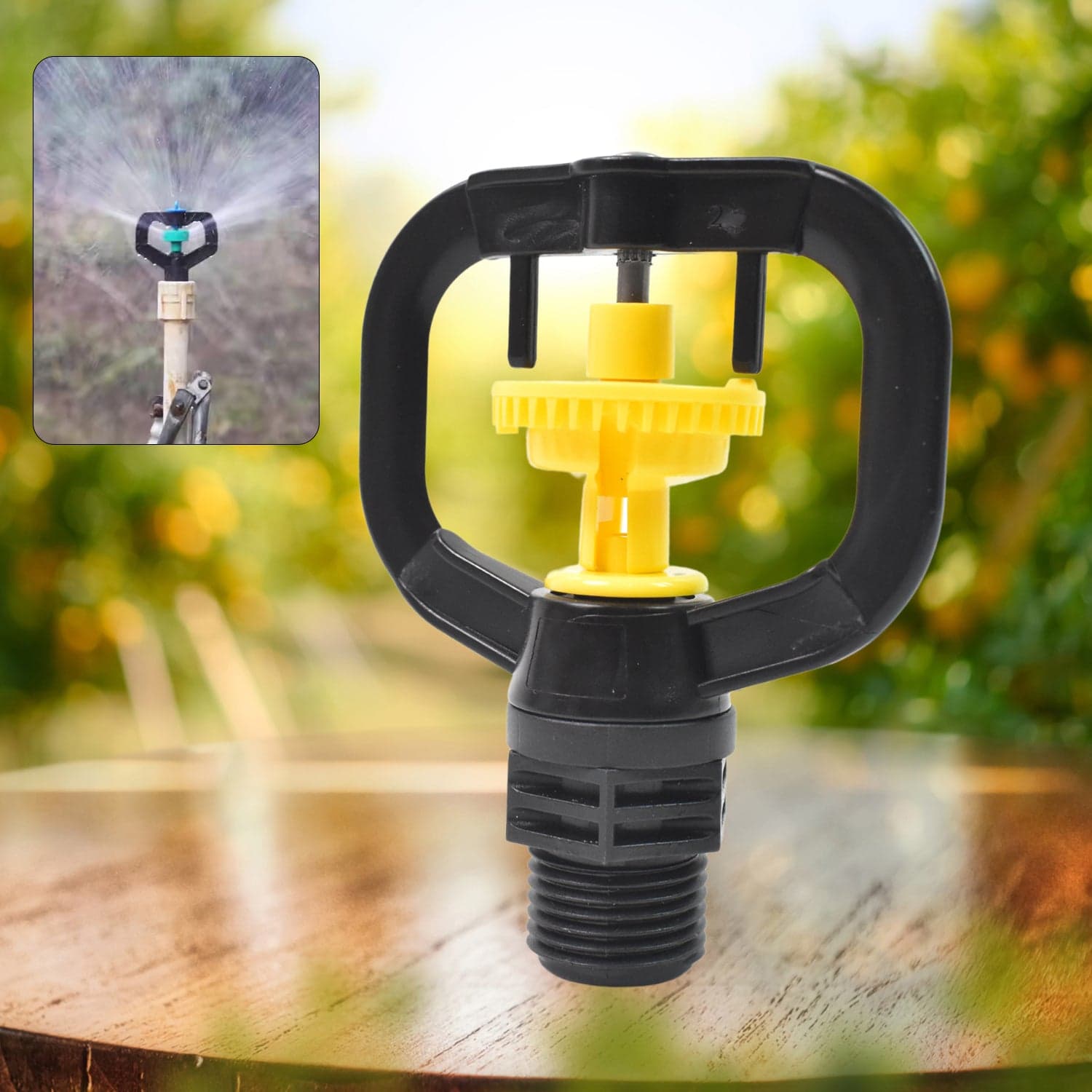 Rotating Irrigation Sprinkler Plastic Spray Nozzle (1 Pc) thumbnail 1