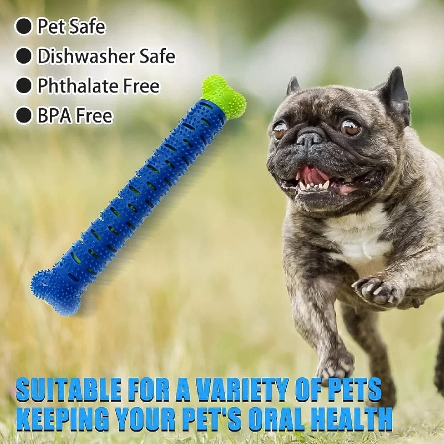 Dog Tooth Brush, Puppy Chew Toothbrush Stick Teeth Cleaning Dental Toys (1 Pc) thumbnail 4