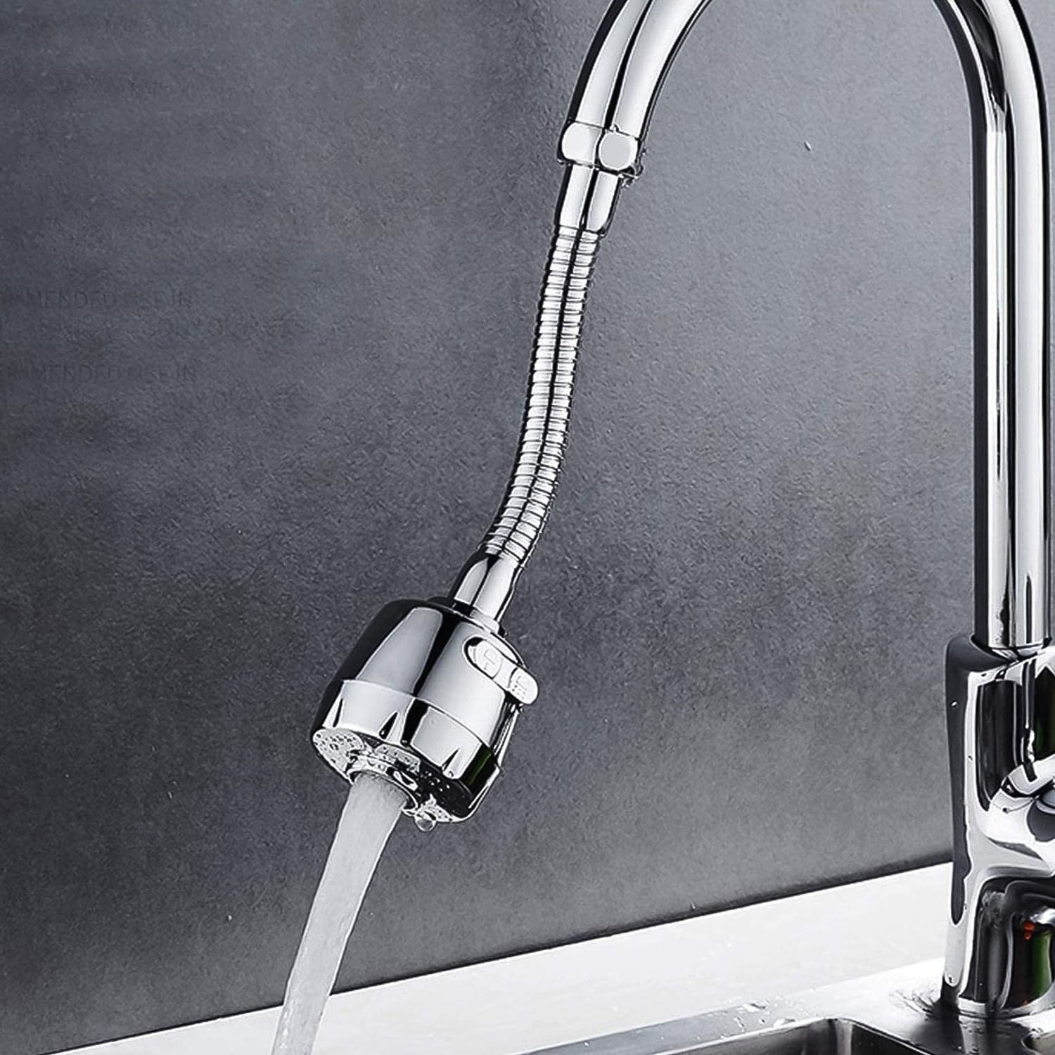 Stainless Steel Water Faucet Sprayer Head (1 Pc / 8 Inch) thumbnail 3