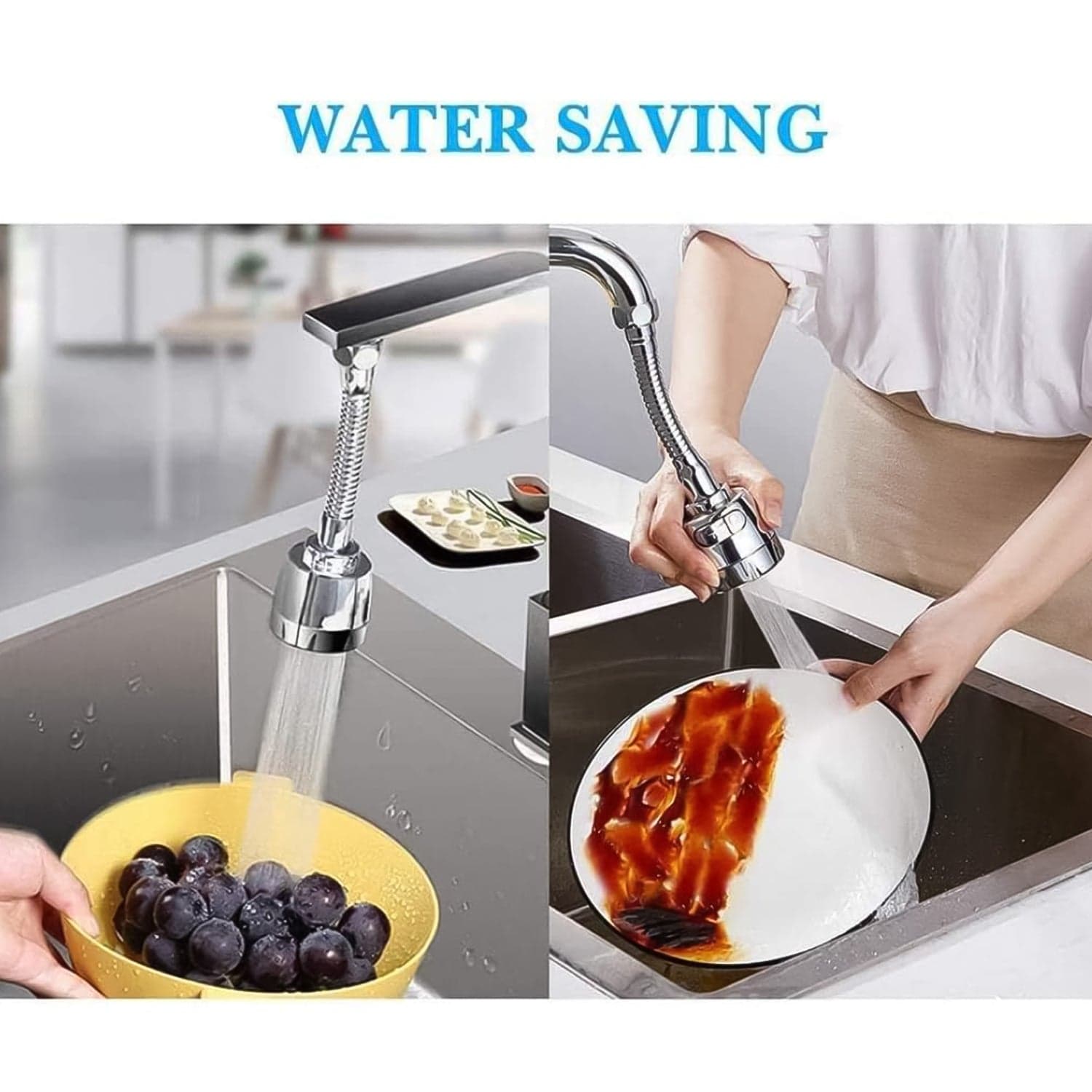 Stainless Steel Water Faucet Sprayer Head (1 Pc / 8 Inch) thumbnail 5