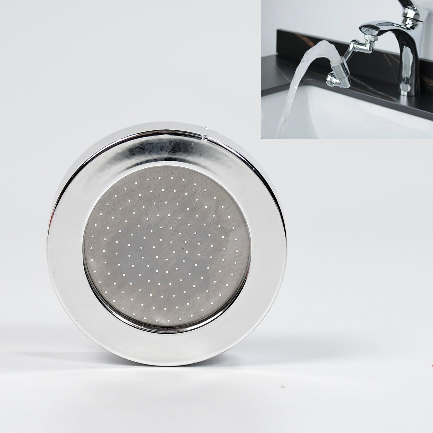 Rotating Splash Filter Faucet Sprayer Head Double O-ring Design For Bathroom Kitchen thumbnail 7