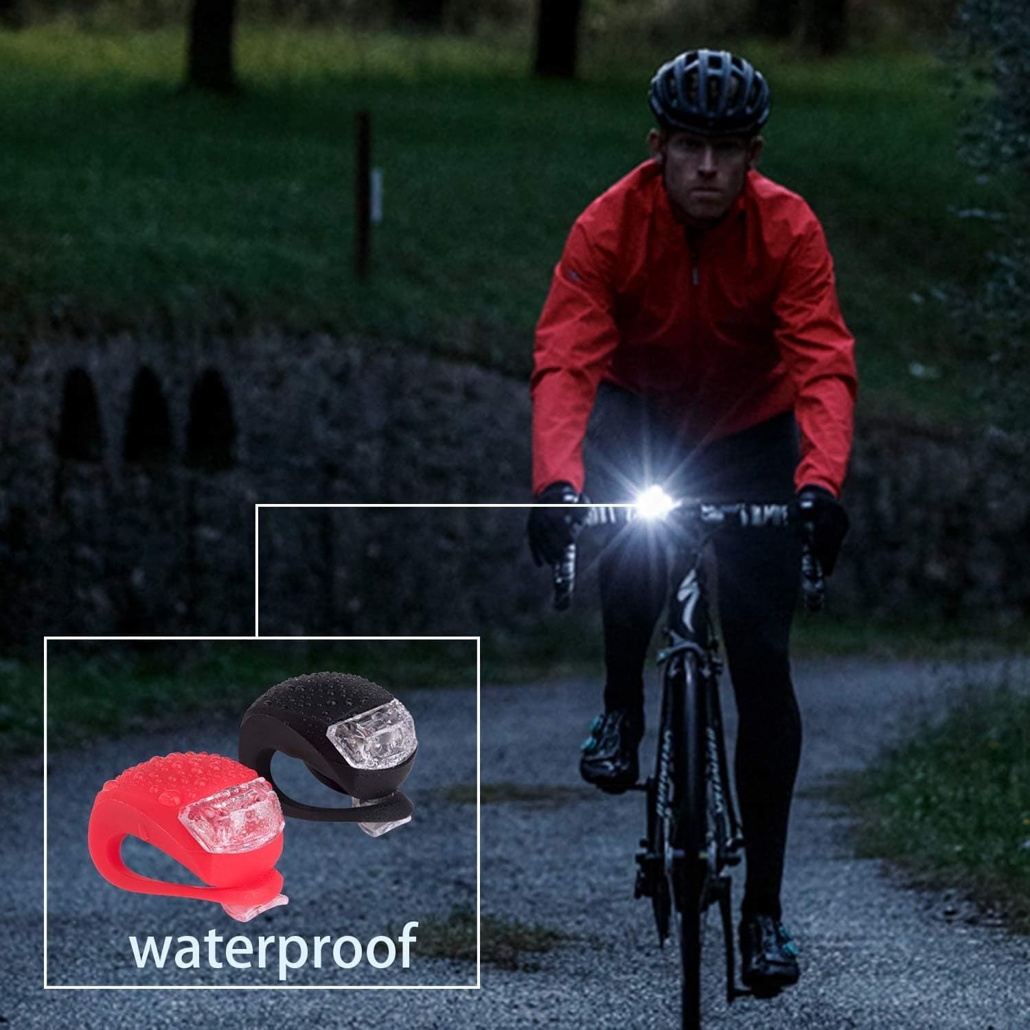 Silicone LED Bike Light Set (2 Pcs Set) thumbnail 10