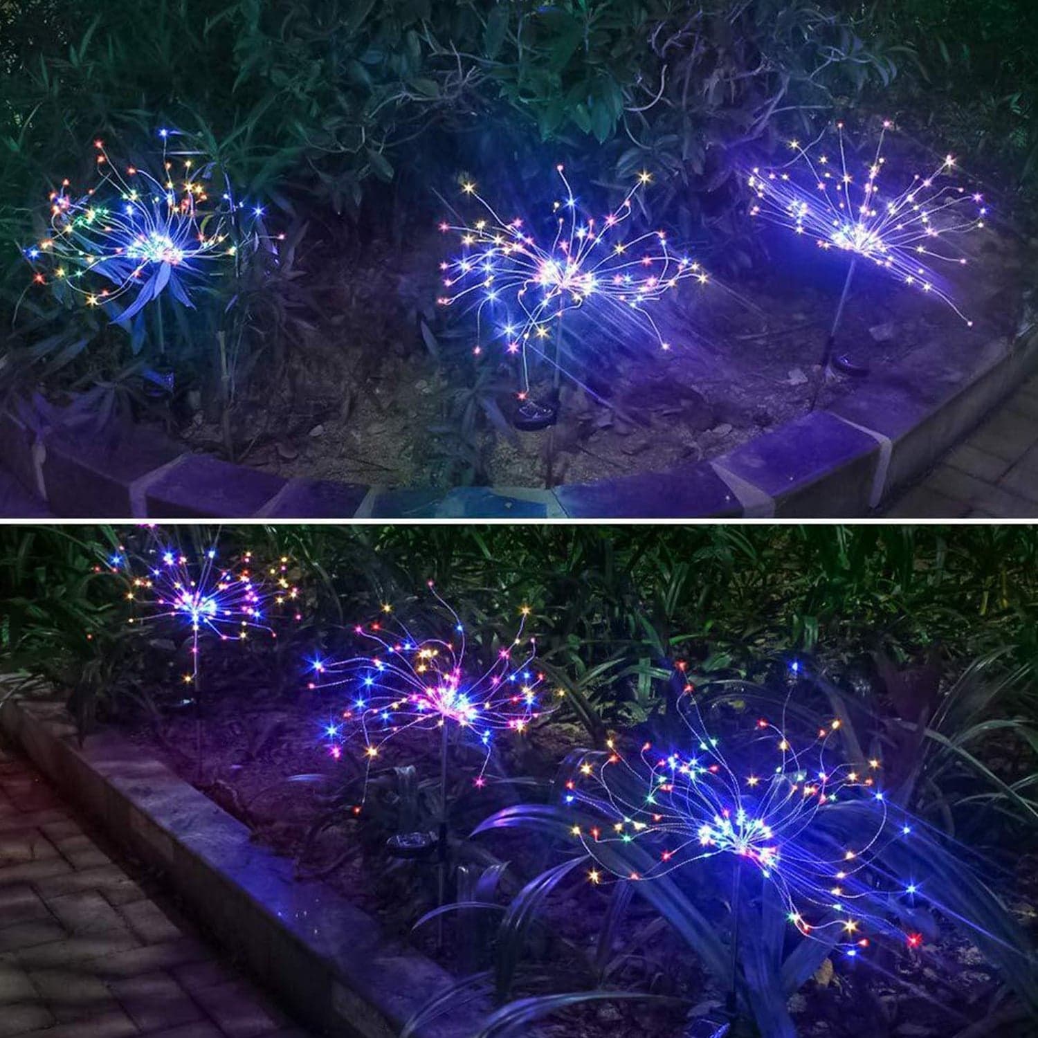 Colorful Multi Led Outdoor Solar Garden Lights (2 Pcs Set) thumbnail 7