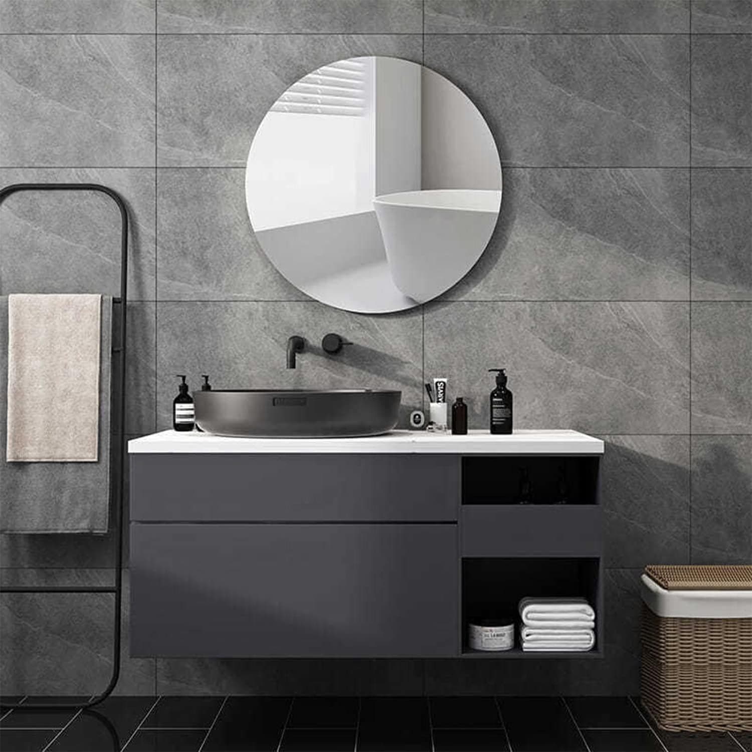 Plastic Square 3D Mirror Wall Stickers (1 Pc) thumbnail 7