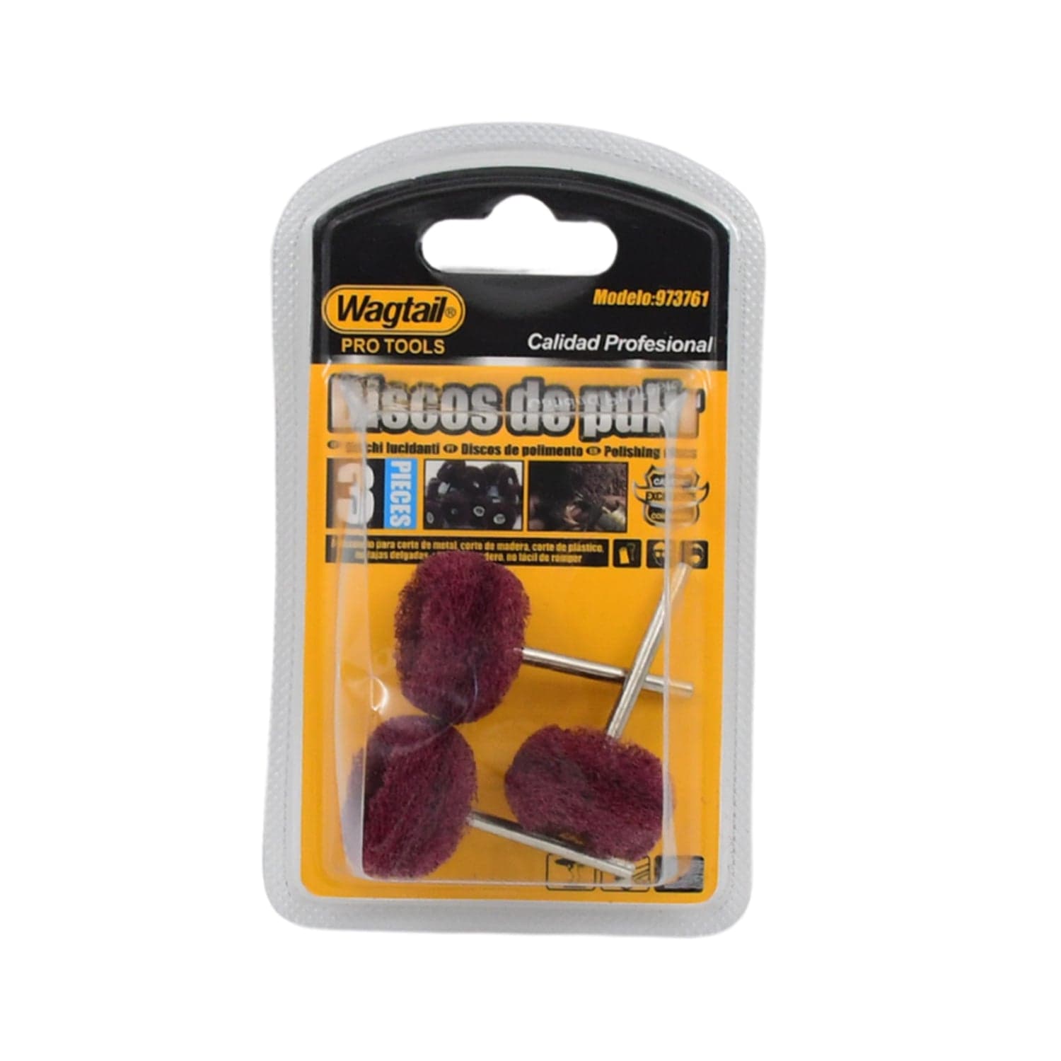 Abrasive Buffing Polishing Wheel Set (3 Pcs) thumbnail 5