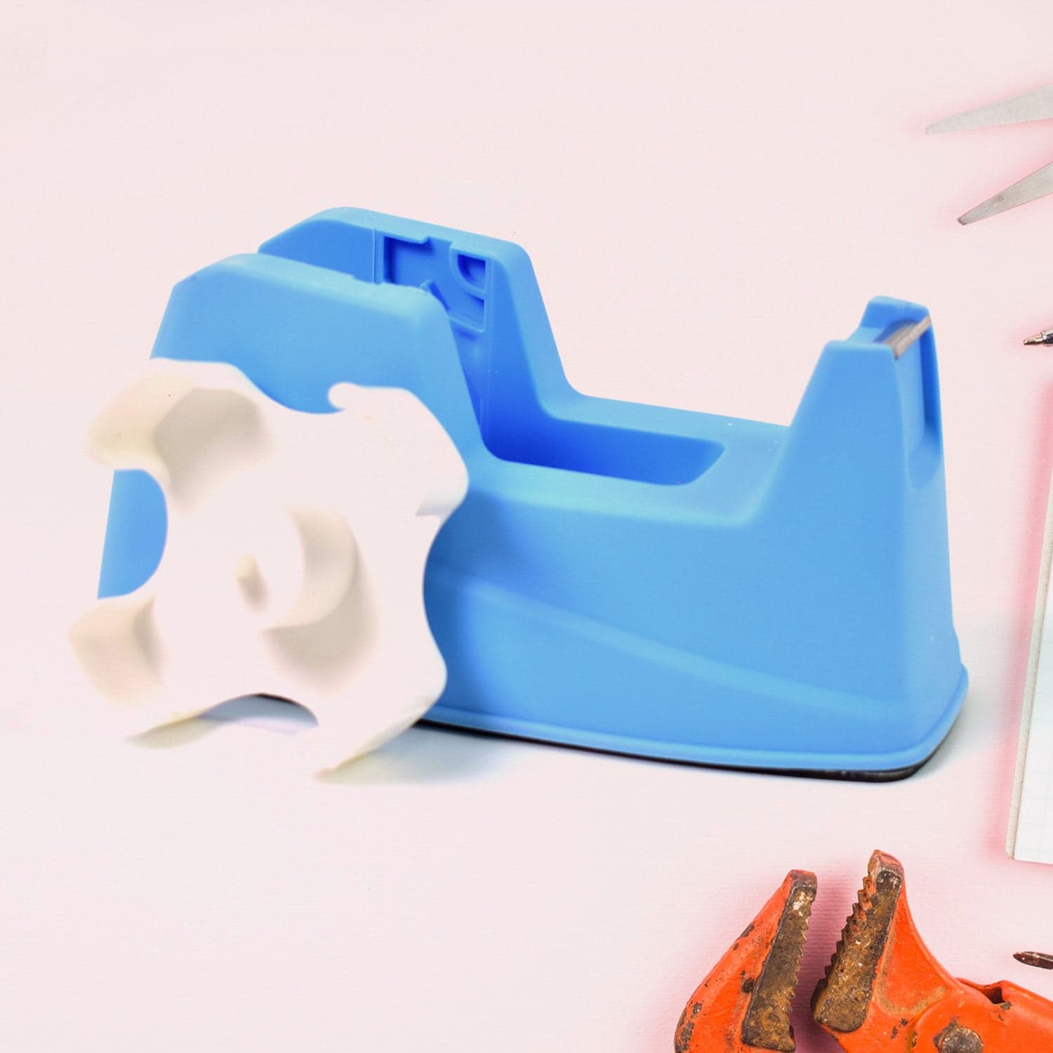 Plastic Tape Dispenser Cutter for Home Office use (1 pc / Big) thumbnail 3