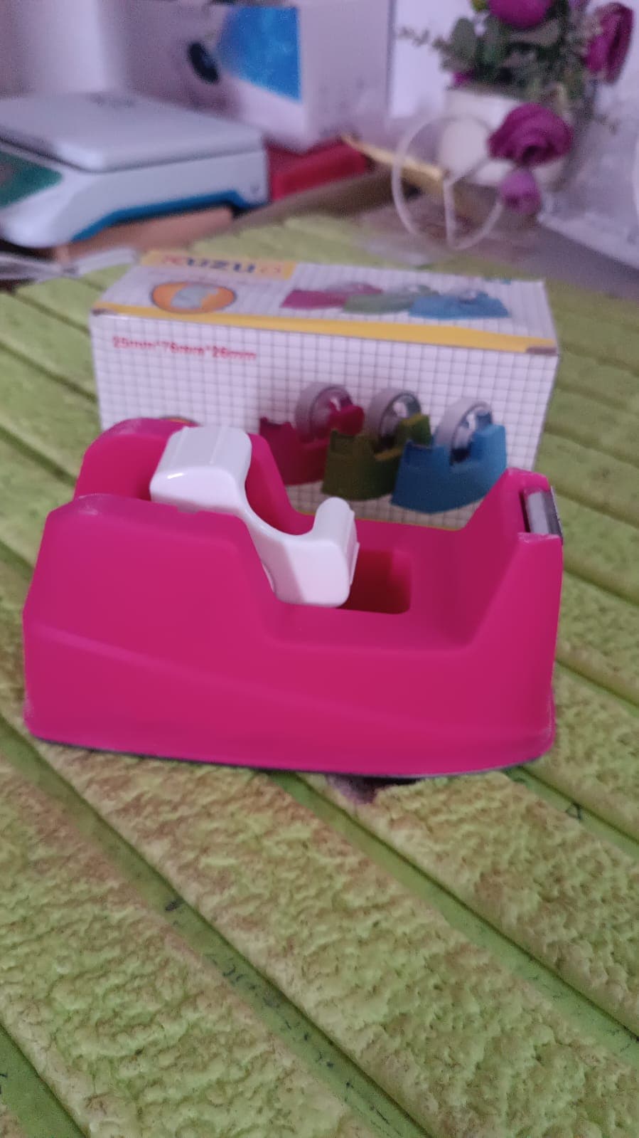 Plastic Tape Dispenser Cutter for Home Office use (1 pc / Big) thumbnail 7