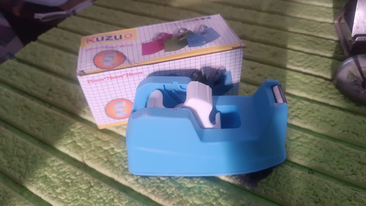 Plastic Tape Dispenser Cutter for Home Office use (1 pc / Big) thumbnail 8