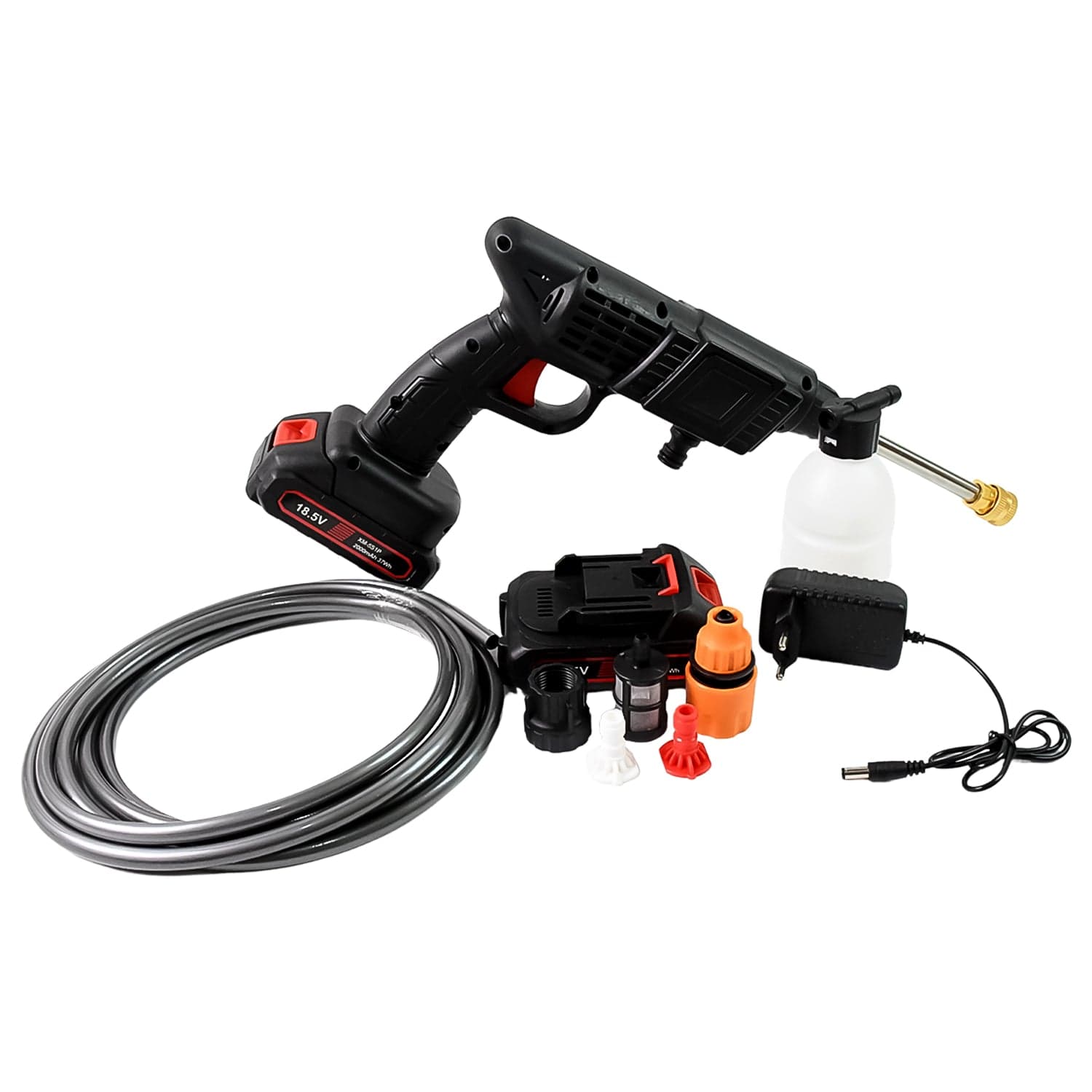 Double Battery 18.5V Rechargeable Electric, Car Washer Gun (1 Set) thumbnail 5