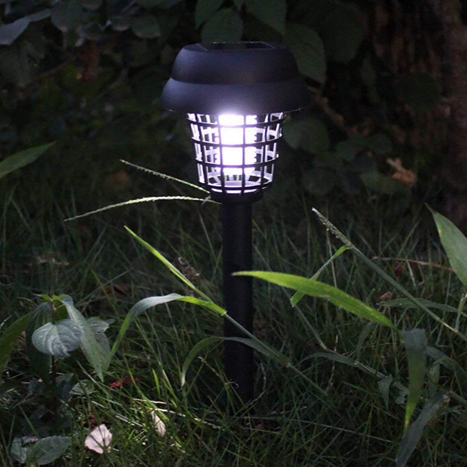 Medium Garden Solar Powered LED Mosquito Trap / Bug Zapper (1 Pc) thumbnail 1