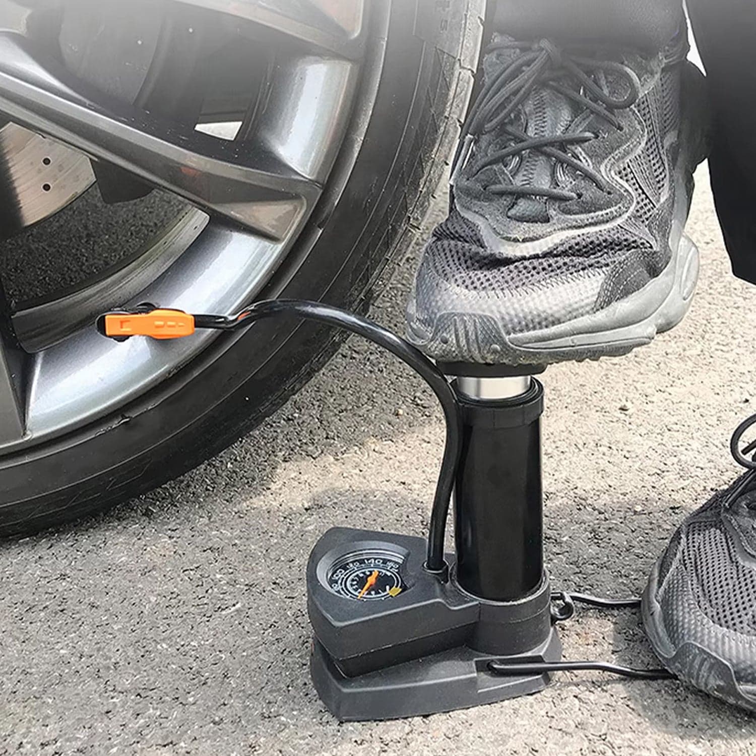 Portable Mini Bike Pump / Cycle Pump Foot (1 Pc) thumbnail 7