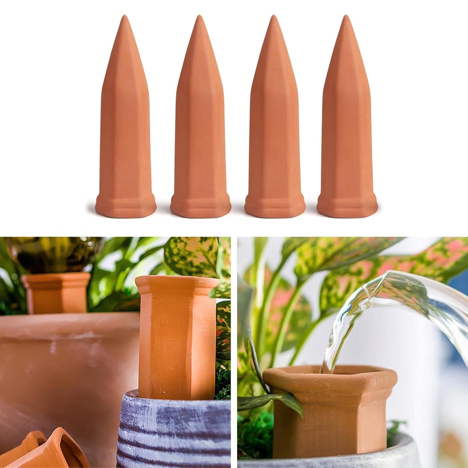 Self Plant Watering Spikes (4 Pcs Set) thumbnail 3