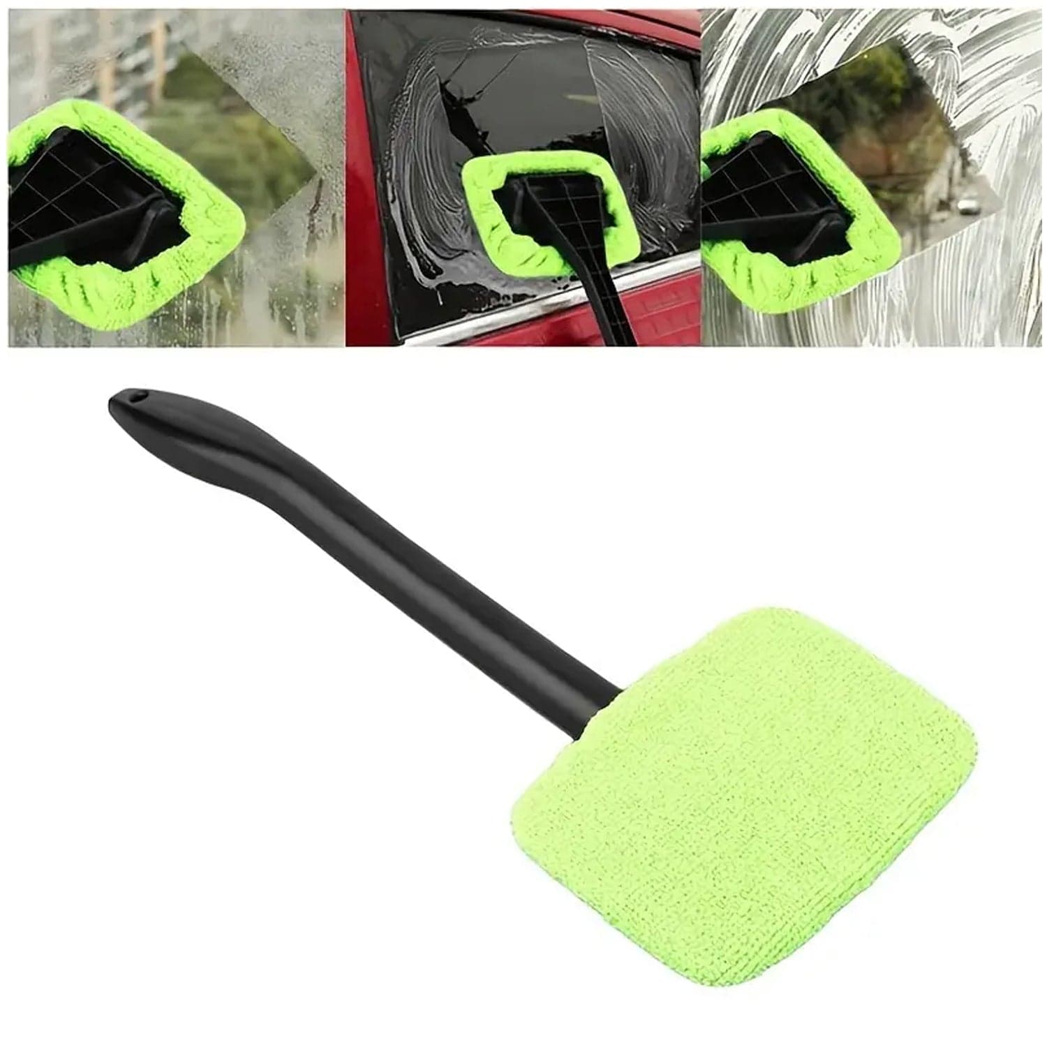 Windshield Clean Car Glass Cleaner Wiper With Microfiber Cloth (1 Pc / 38 Cm Long) thumbnail 6
