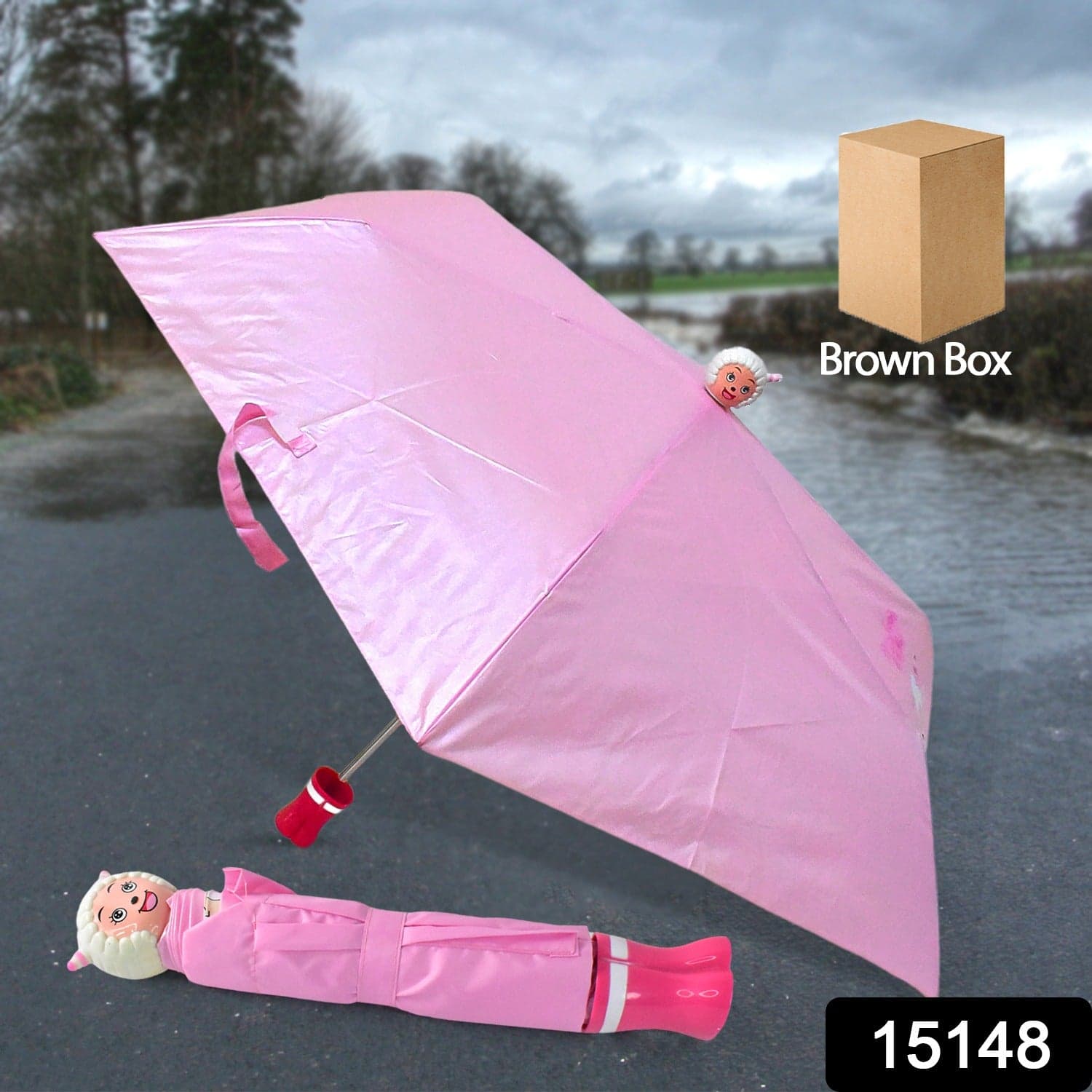 Cartoon Shape Umbrella Summer Sun Protection (1 Pc / Mix Design & Color) thumbnail 2