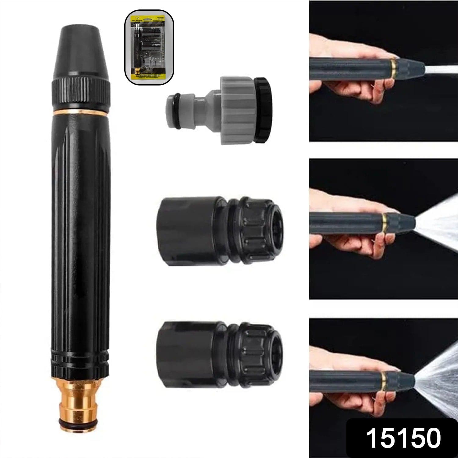 Plastic Car Washer high Pressure Gun Water Spray Trigger Nozzle Water Spray Gun (1 Pc) thumbnail 2