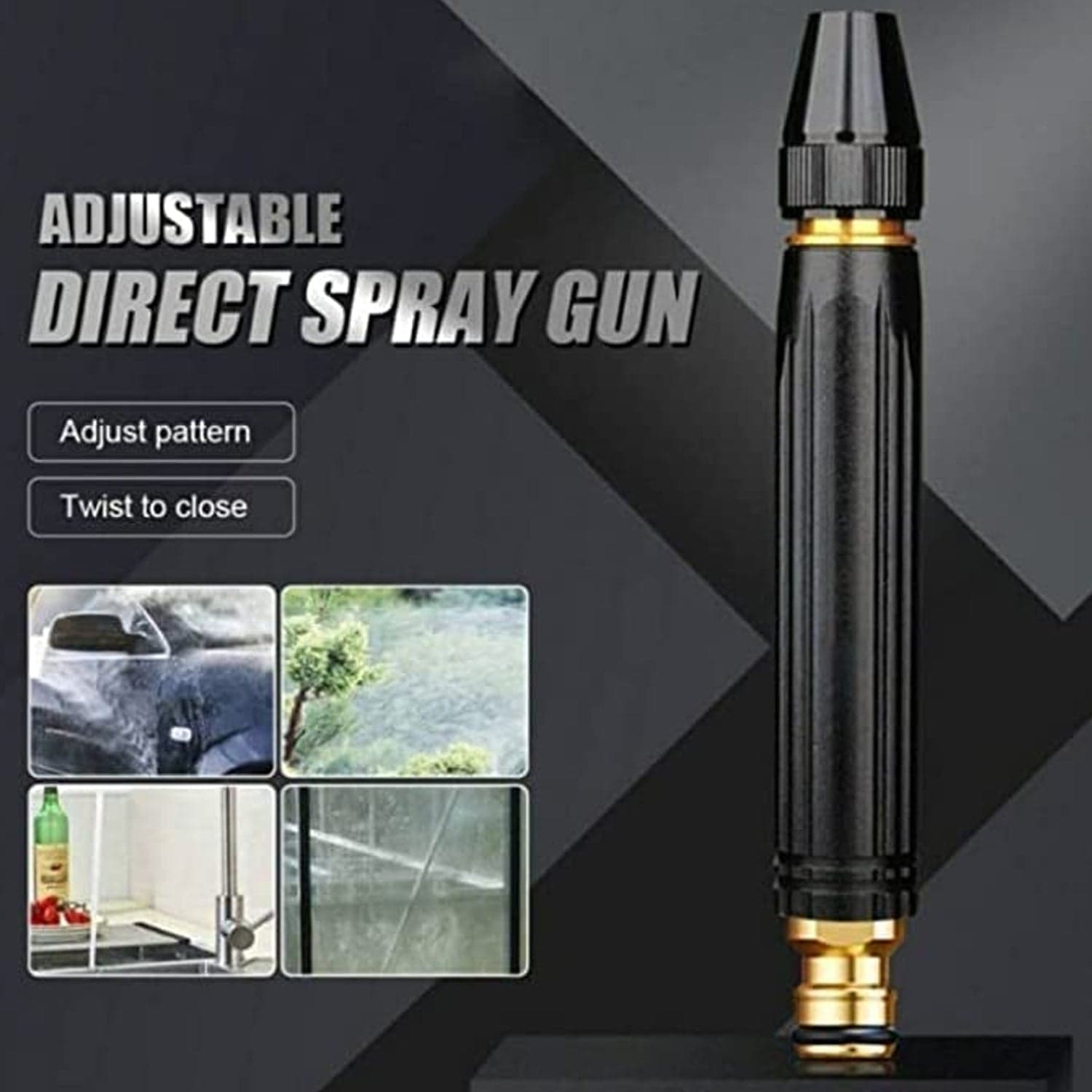Plastic Car Washer high Pressure Gun Water Spray Trigger Nozzle Water Spray Gun (1 Pc) thumbnail 6