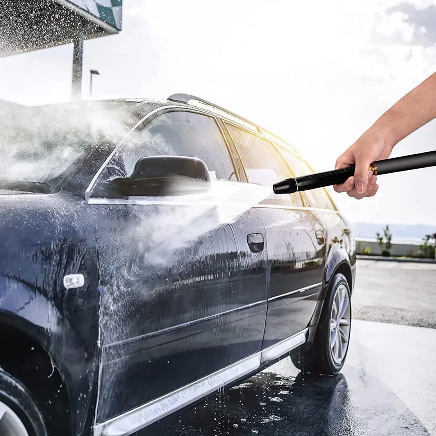 Plastic Car Washer high Pressure Gun Water Spray Trigger Nozzle Water Spray Gun (1 Pc) thumbnail 8