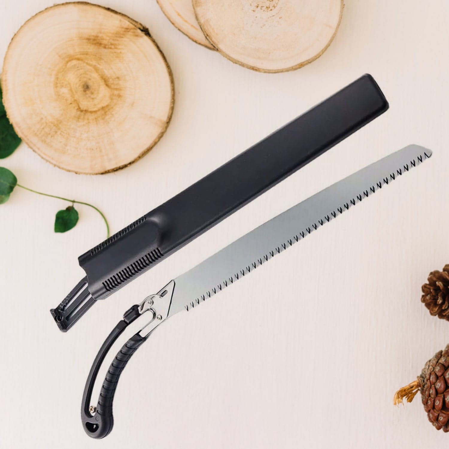 Hand Pruning Saw For Tree Branch Cutter (1 Pc / With Cover / 50 Cm Long) thumbnail 1