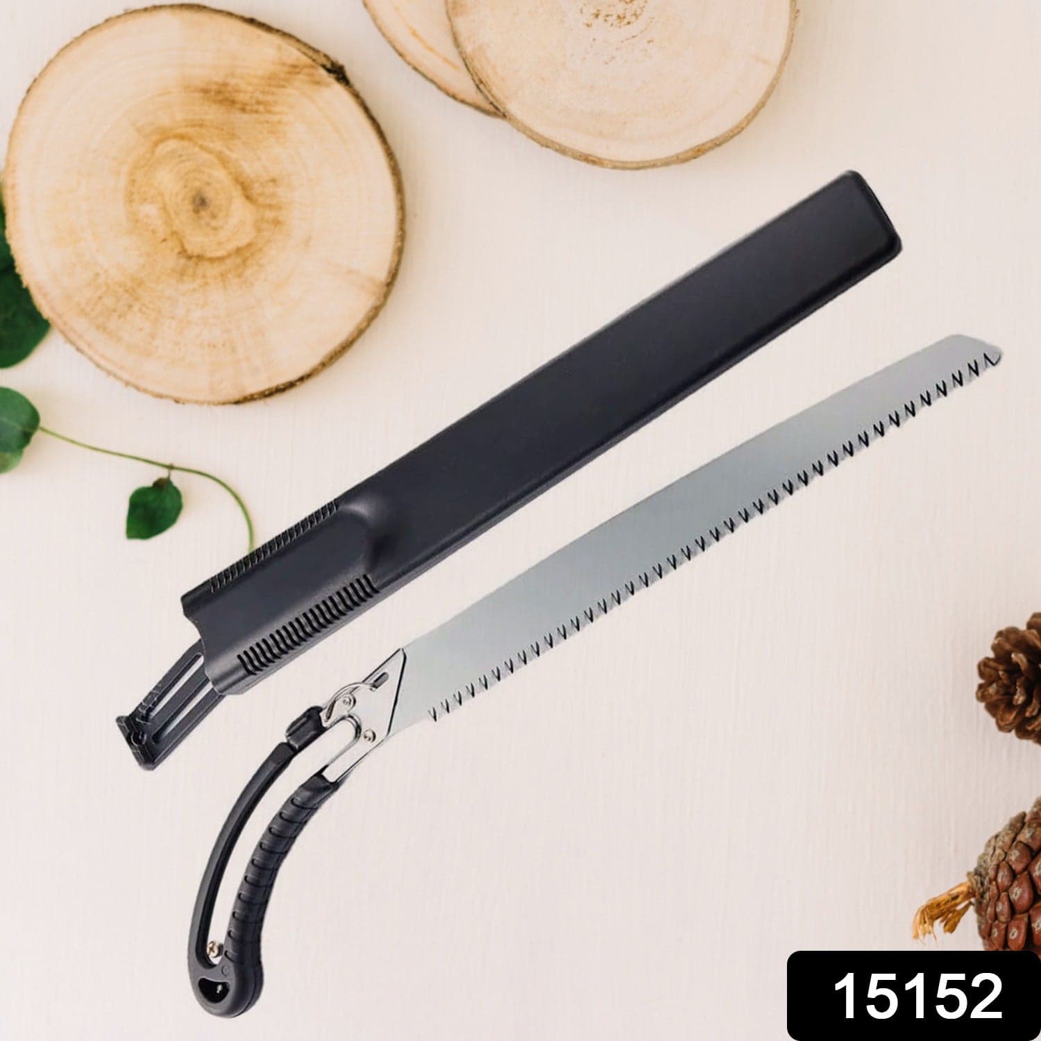 Hand Pruning Saw For Tree Branch Cutter (1 Pc / With Cover / 50 Cm Long) thumbnail 2