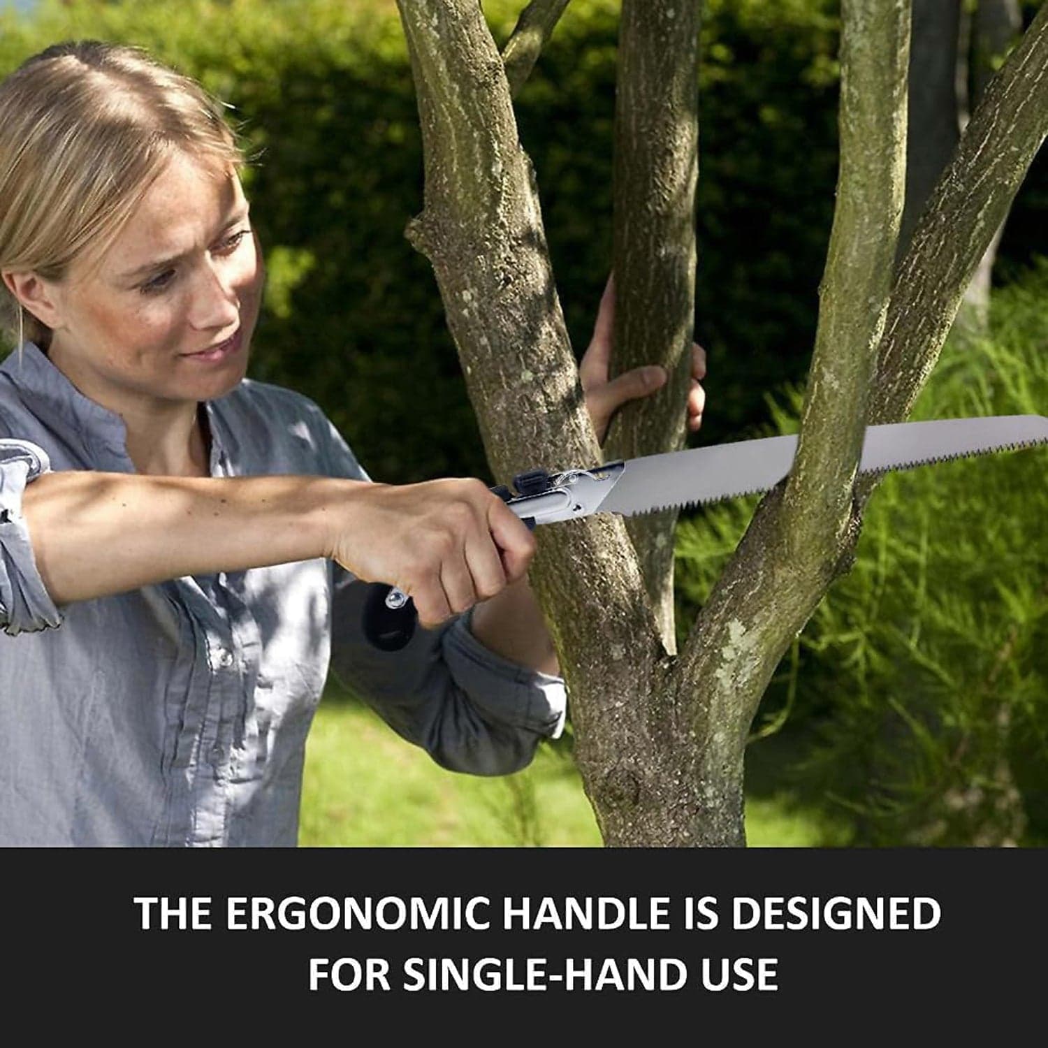 Hand Pruning Saw For Tree Branch Cutter (1 Pc / With Cover / 50 Cm Long) thumbnail 7