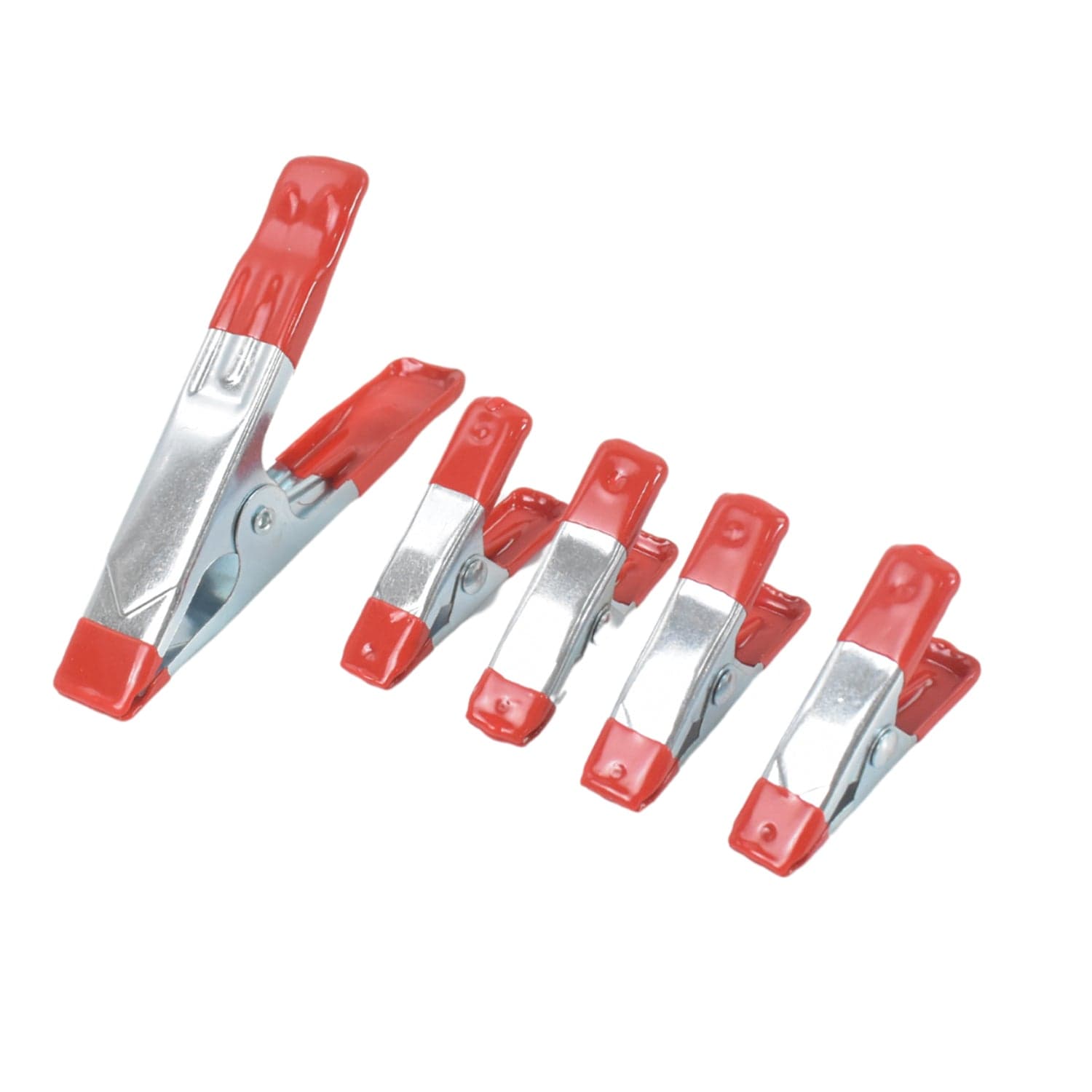 Metal Spring Clamps, Heavy Duty Spring Metal Clips Clamp (5 Pcs Set) thumbnail 4