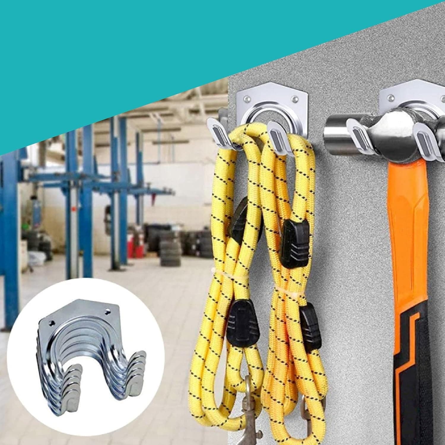 Heavy Duty Tool Hanger Hooks ( 5 Pcs Set ) thumbnail 3
