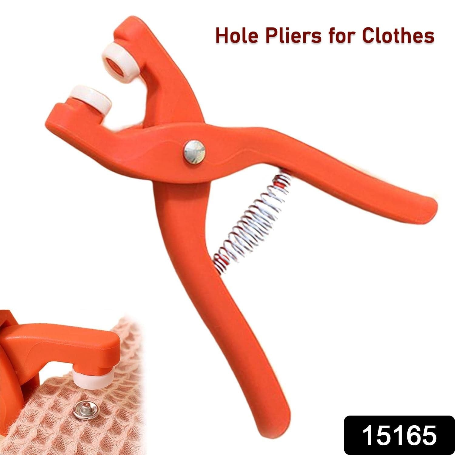 Hole Pliers Eyelets for Clothes Buckle Installation Tool for Clothing Sewing (1 Pc) thumbnail 2
