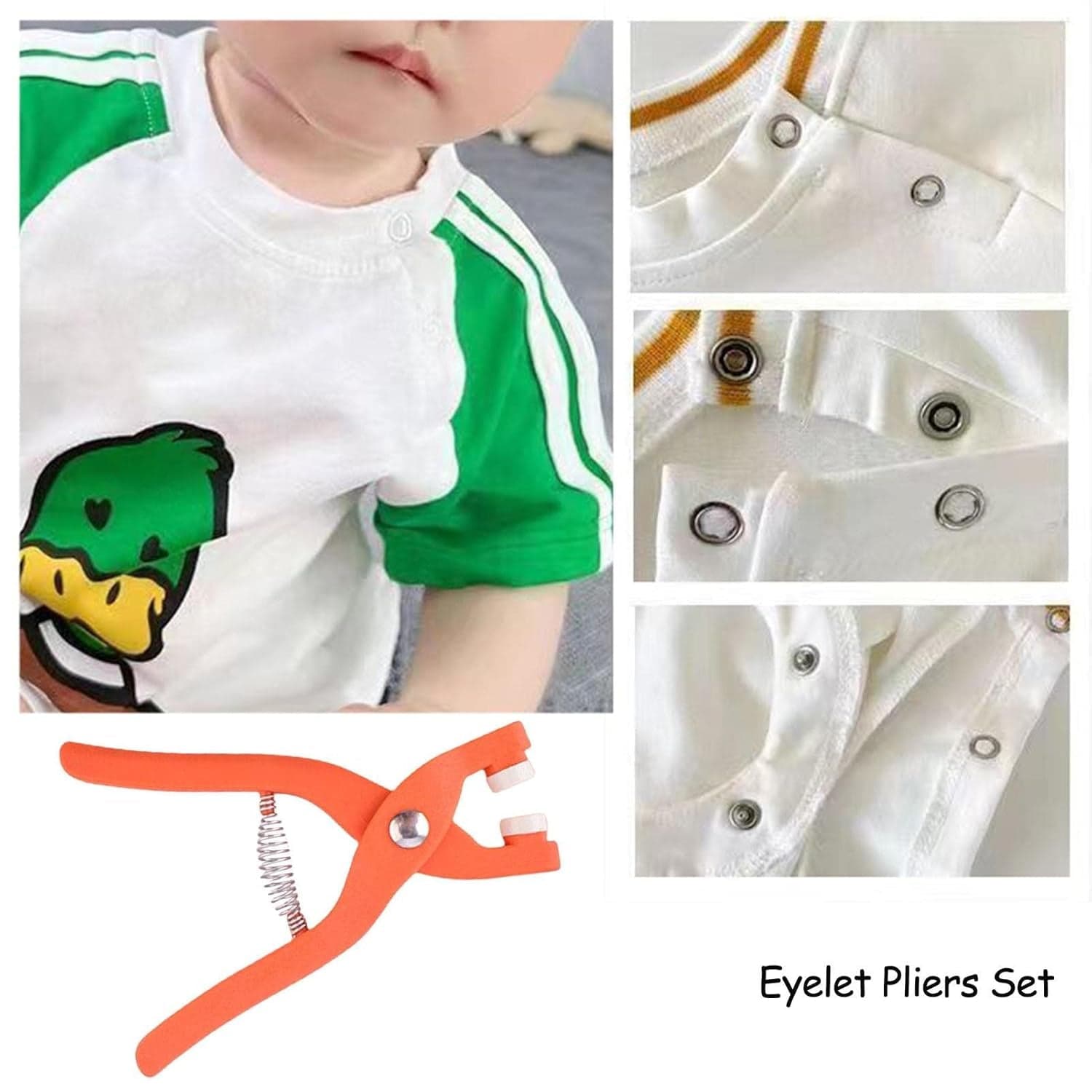 Hole Pliers Eyelets for Clothes Buckle Installation Tool for Clothing Sewing (1 Pc) thumbnail 3