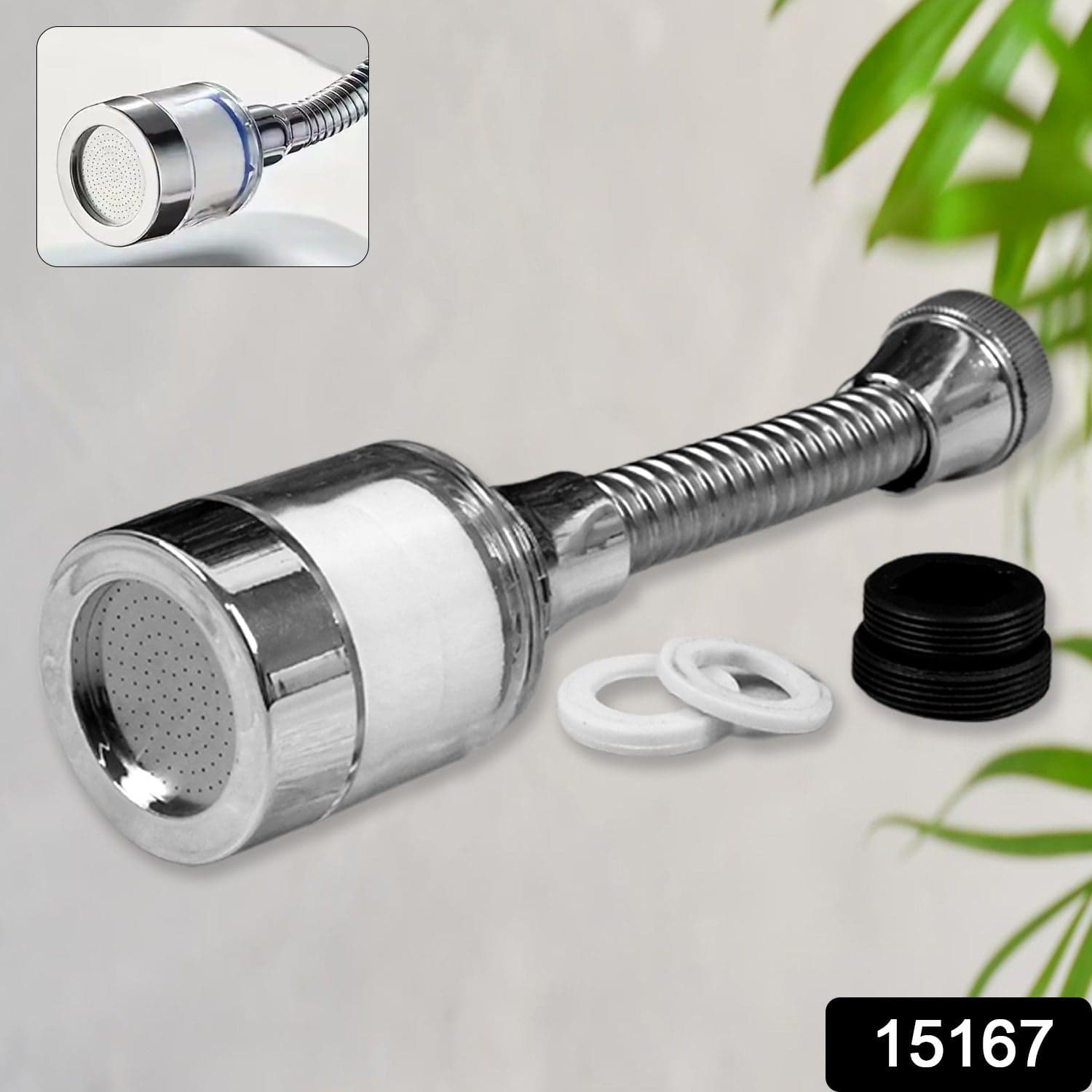 Plastic Water-Saving Sprinkler, Faucet Aerator (6.5 Inch) thumbnail 2