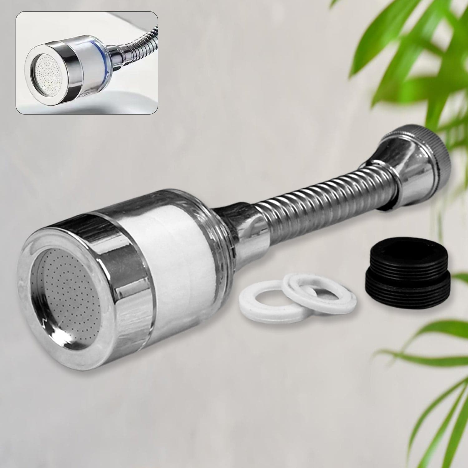 Plastic Water-Saving Sprinkler, Faucet Aerator (6.5 Inch) thumbnail 6