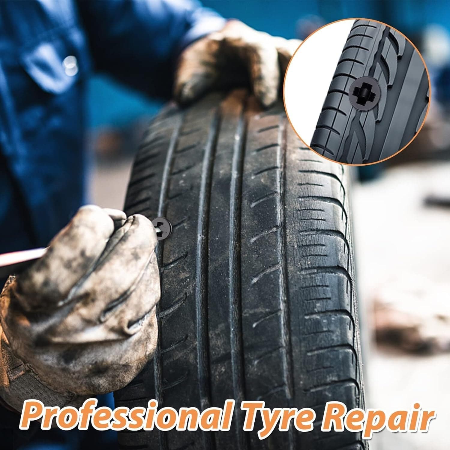 Tire Repair Rubber Nail Car Tire Repair Nails Tire Repair Rubber Screws thumbnail 7