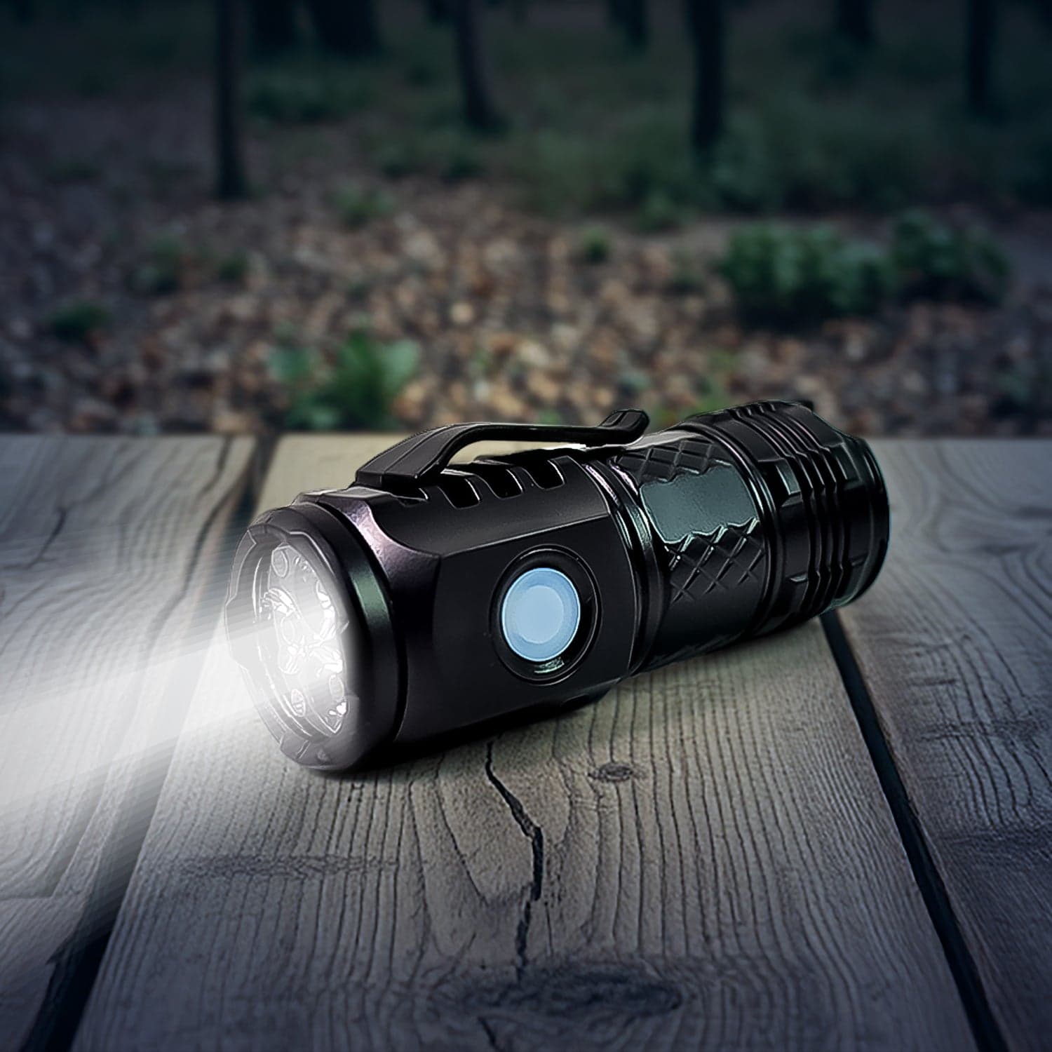 Small LED Torch, 5 Lighting Modes (1 Pc) thumbnail 1